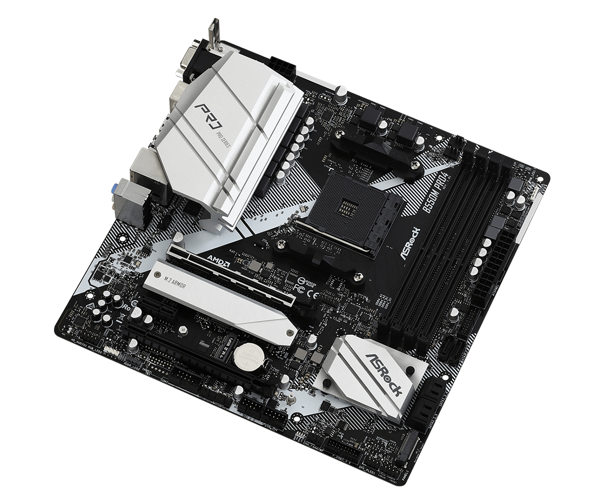 Placa Madre Asrock B550m Pro4 Socket Am4-2
