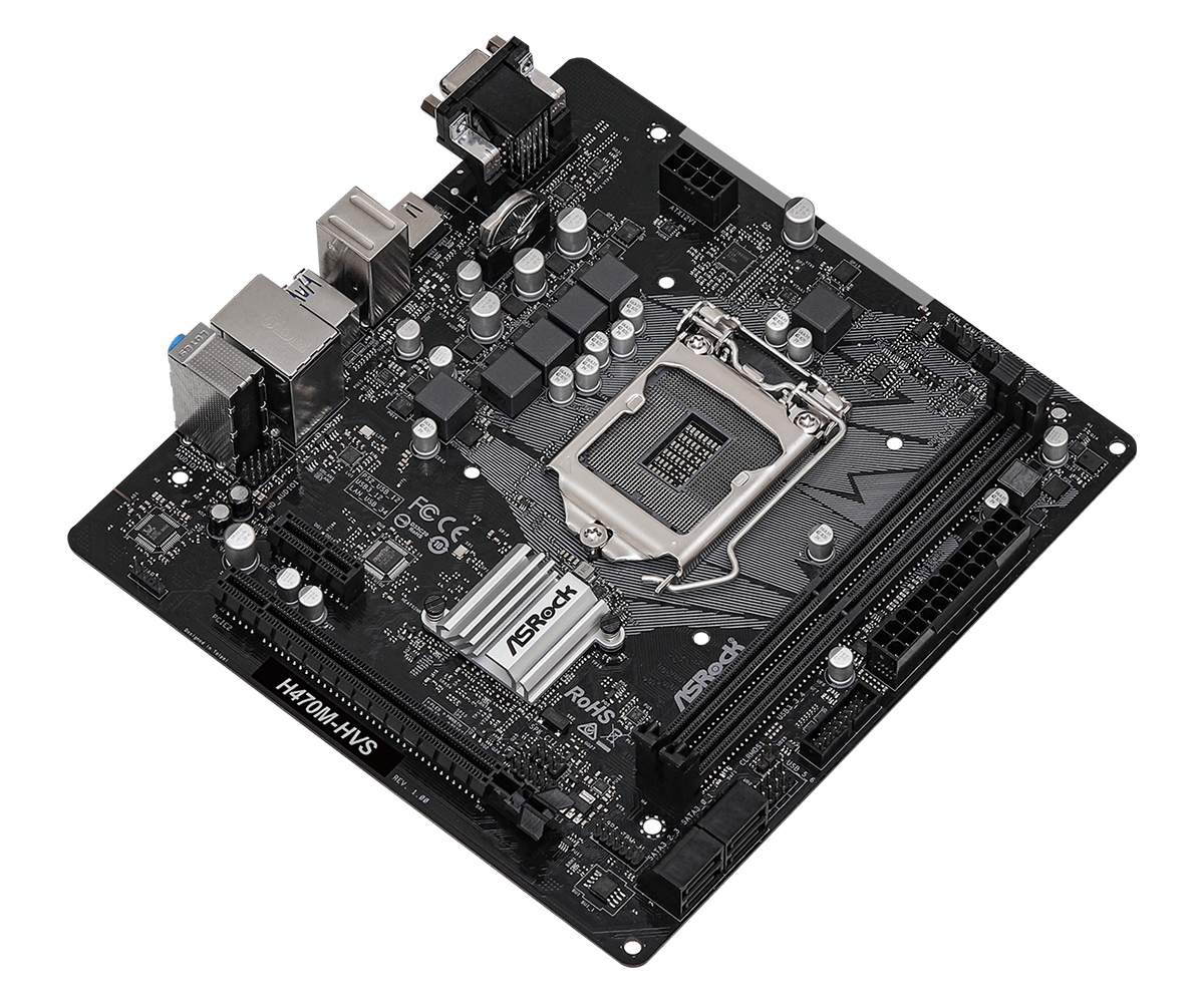 Placa Madre Asrock H470m-Hvs socket 1200-3
