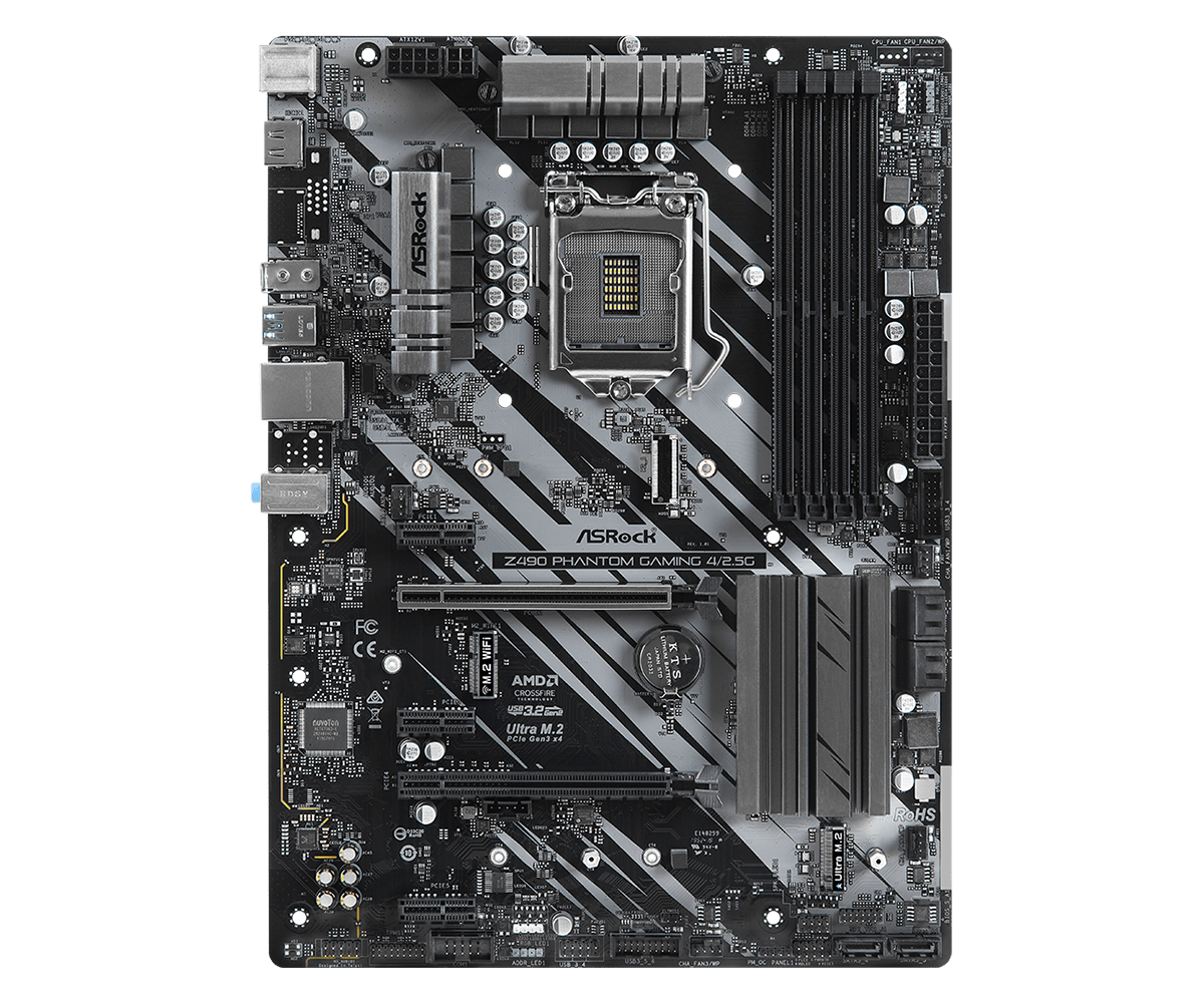 Placa Madre Asrock Z490 Phantom Gaming 4/2.5g Socket 1200 Intel-3