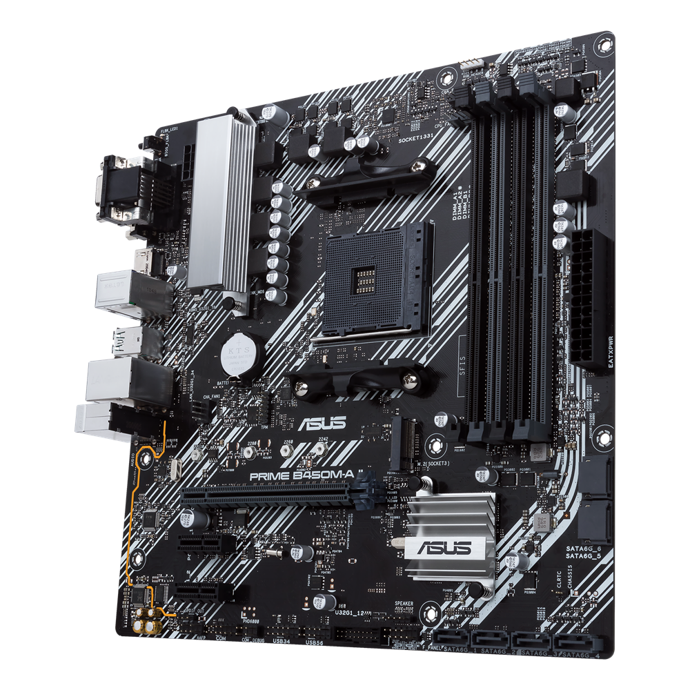 Placa Madre Asus Prime B450m-A Ii Socket Am4-5