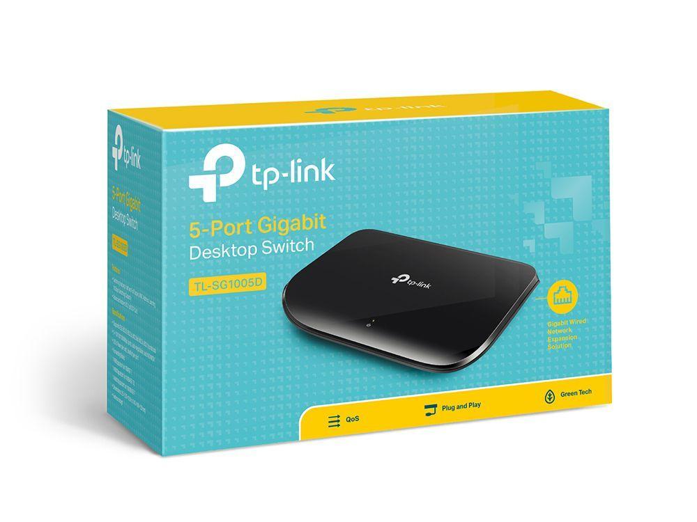 Switch Tp-link De 5 Puertos Gigabit Tl-sg1005d Serie-0