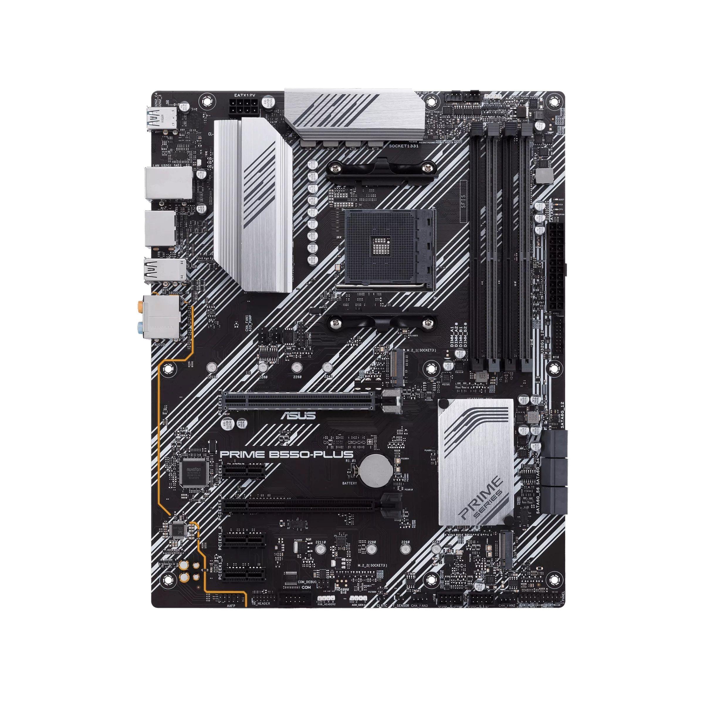 Placa Madre Asus Prime B550-Plus Socket Am4-1