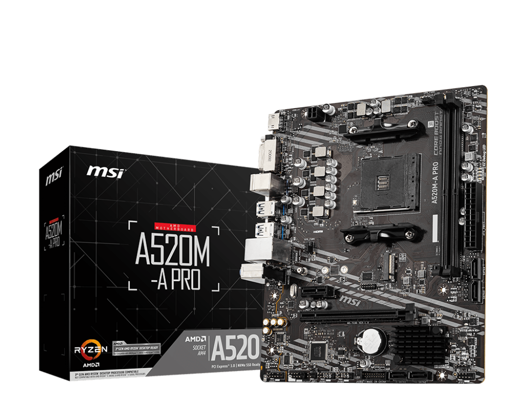 Placa Madre Msi A520m-A Pro Socket Am4-0