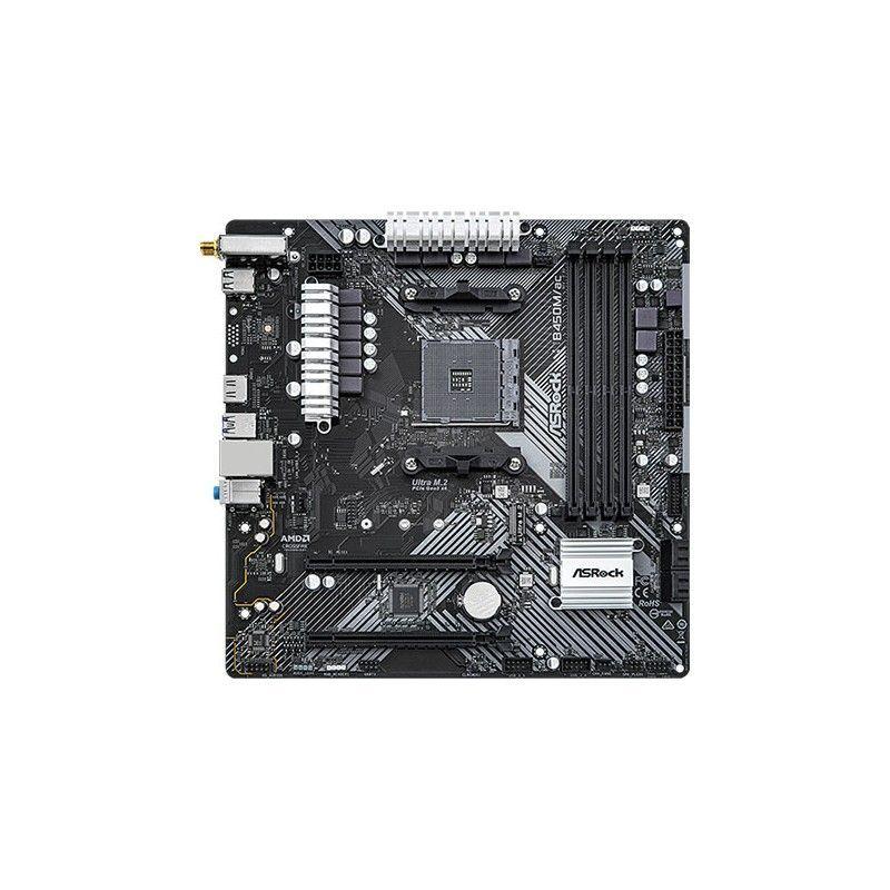 Placa Madre Asrock B450m/Ac R2.0 Socket Am4-3