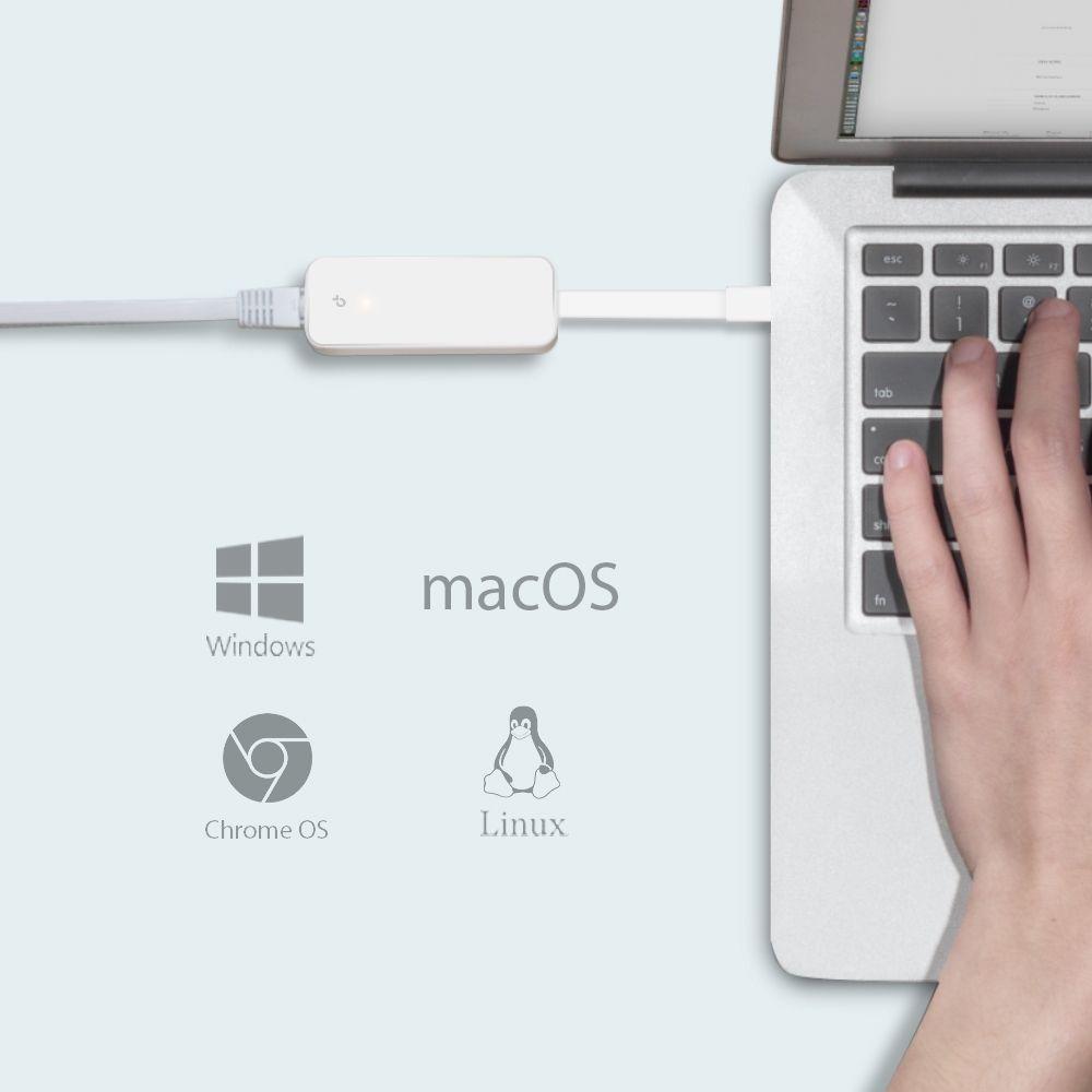ADAPTADOR DE USB-C A RJ45 GIGABIT ETHERNET NETWORK ADAPTER-4