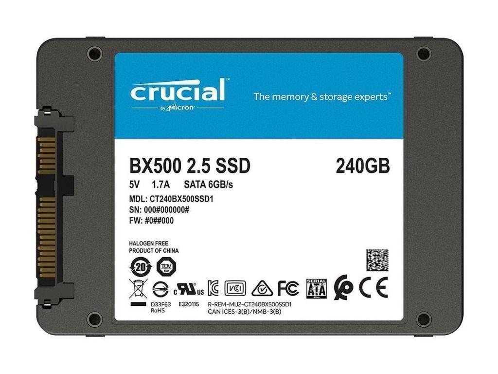 Disco Solido Crucial BX500 240 GB CT500BX500SSD1-6