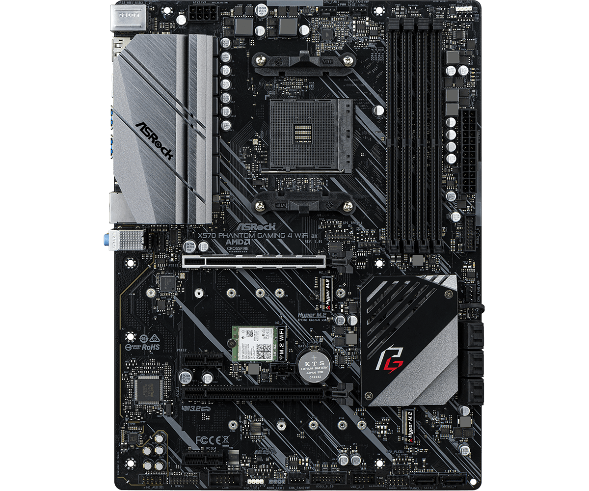 Placa Madre Asrock X570 Phantom Gaming 4 Wifi Ax Socket Am4-3