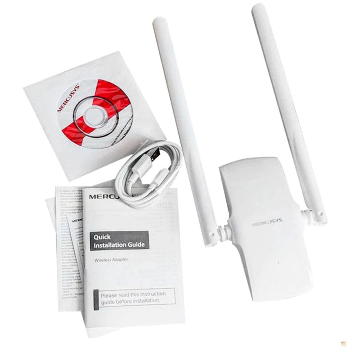 Antena Wifi Mercusys Usb 300 Mbps De Alta Ganancia-2