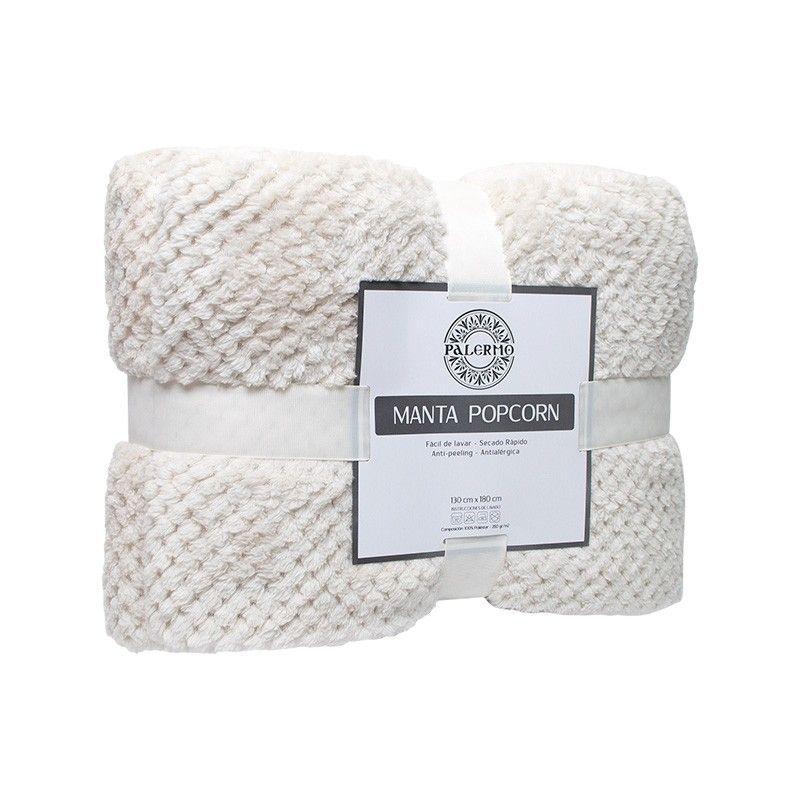 Manta Grande Pop Corn 130x160 Cms Antialergica Ultra Suave-2