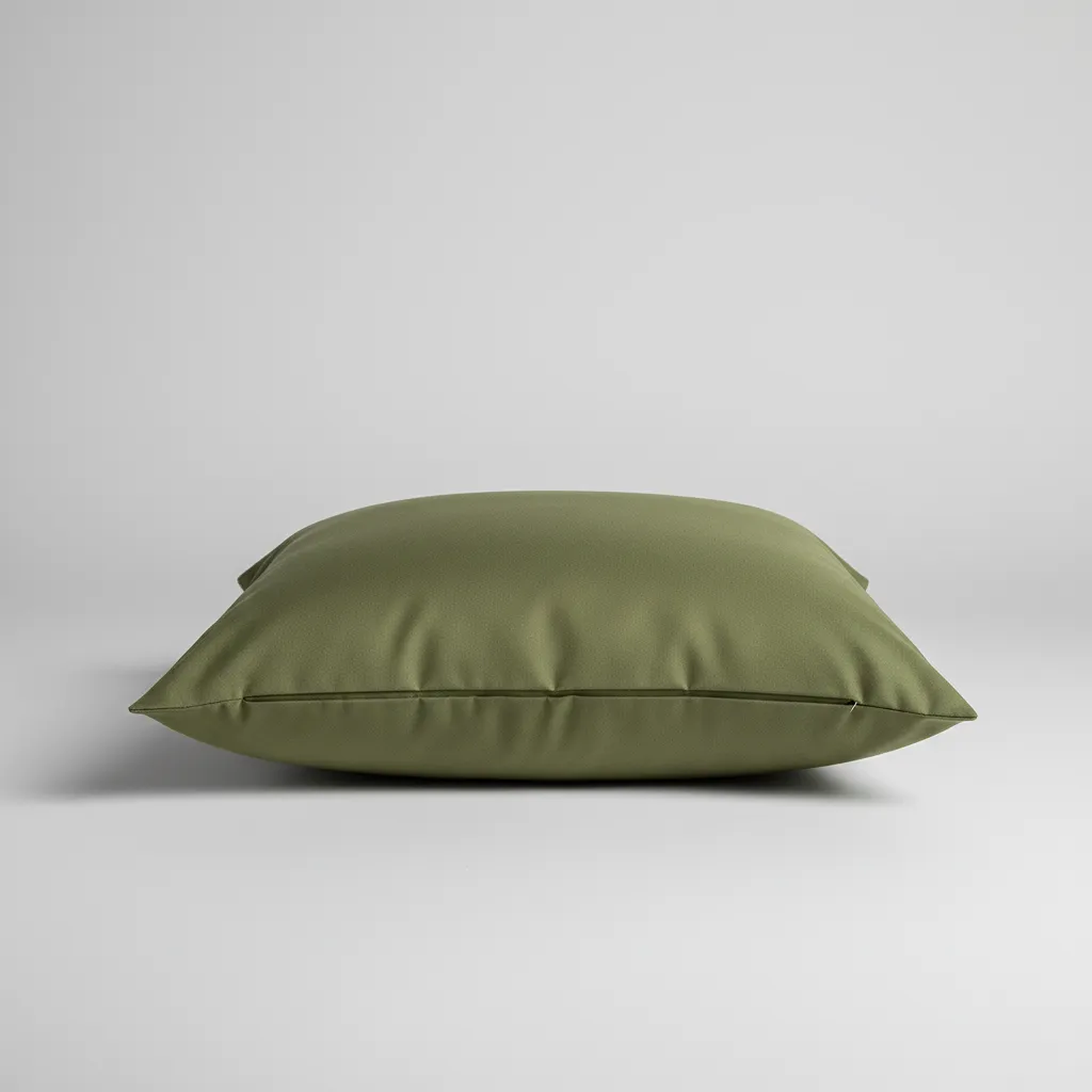 Cojin Verde Oliva Con Relleno 45x45cm Para Sofas Y Cama-2