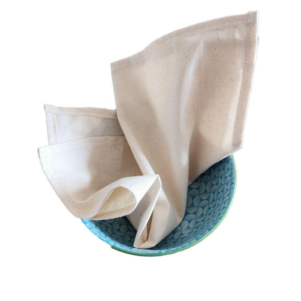 RODAS Servilletas- Algodón Crea Crudo 33x33 cm (Pack x4)-2