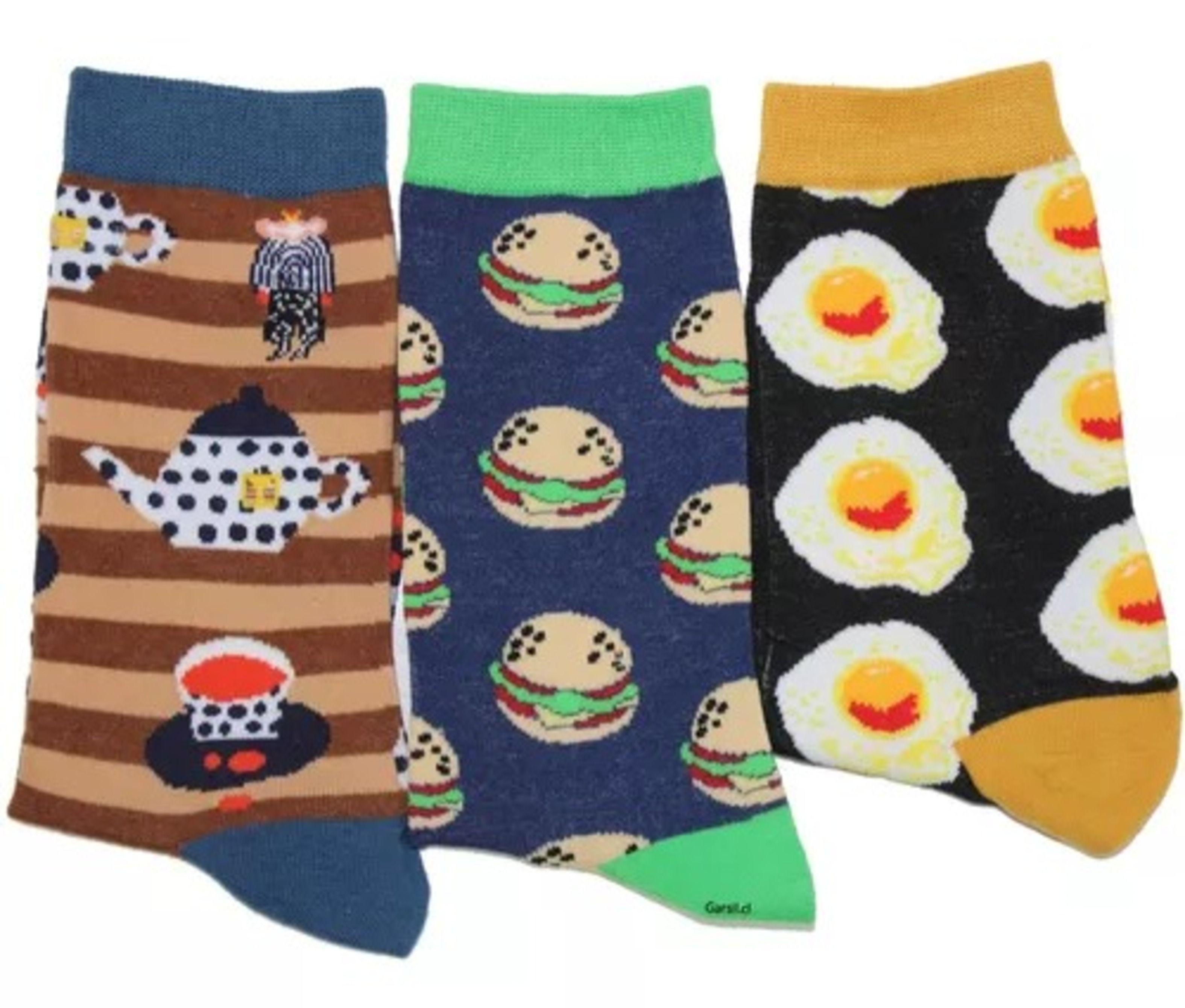 Calcetines De Algodón Con Diseños Funny - Unisex - Docena-0