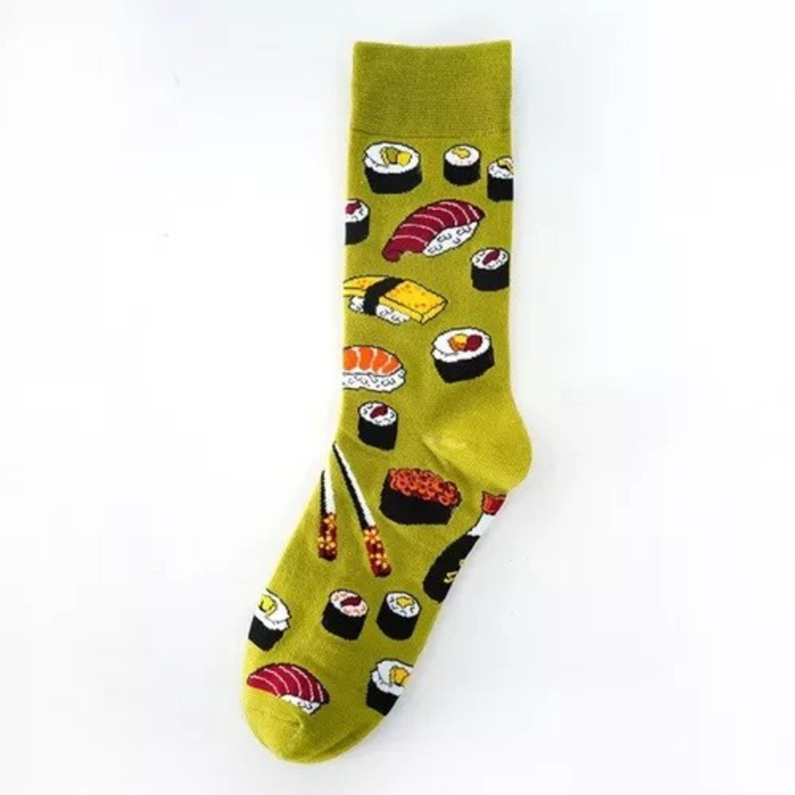 Calcetines De Algodón Con Diseños Funny - Unisex - Docena-6
