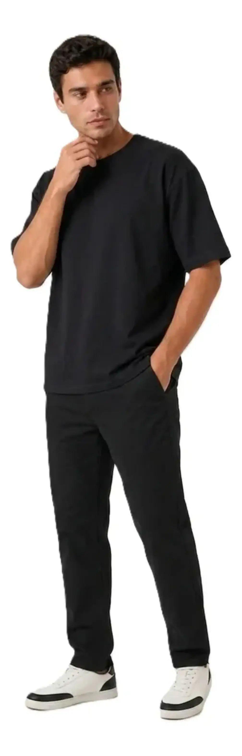Polera Manga Corta Algodón Cuello Redondo - 180 Grs Hombre-2