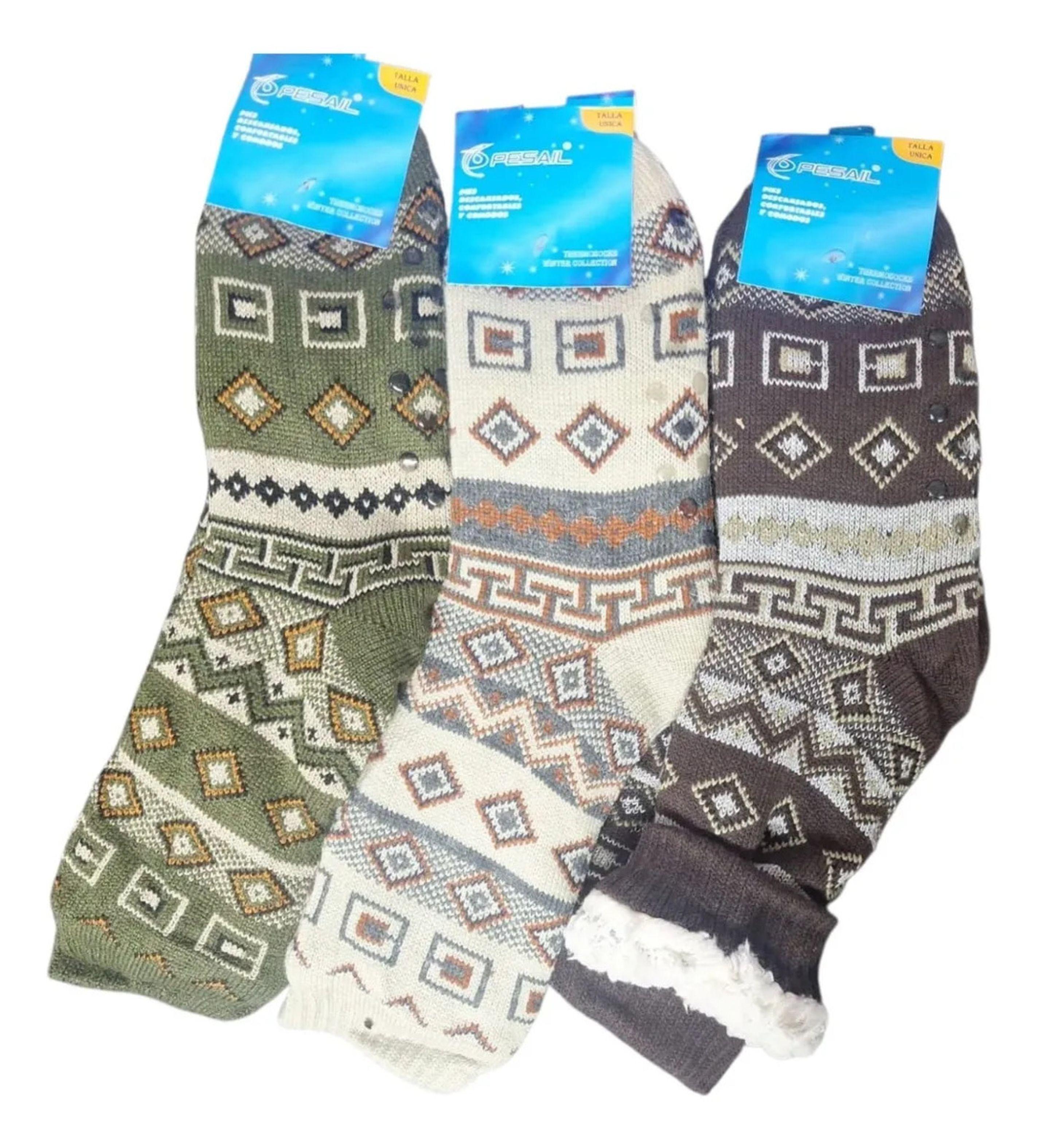Calcetín De Chiporro Para Hombre - Pantuflas Antideslizante - Docena-0