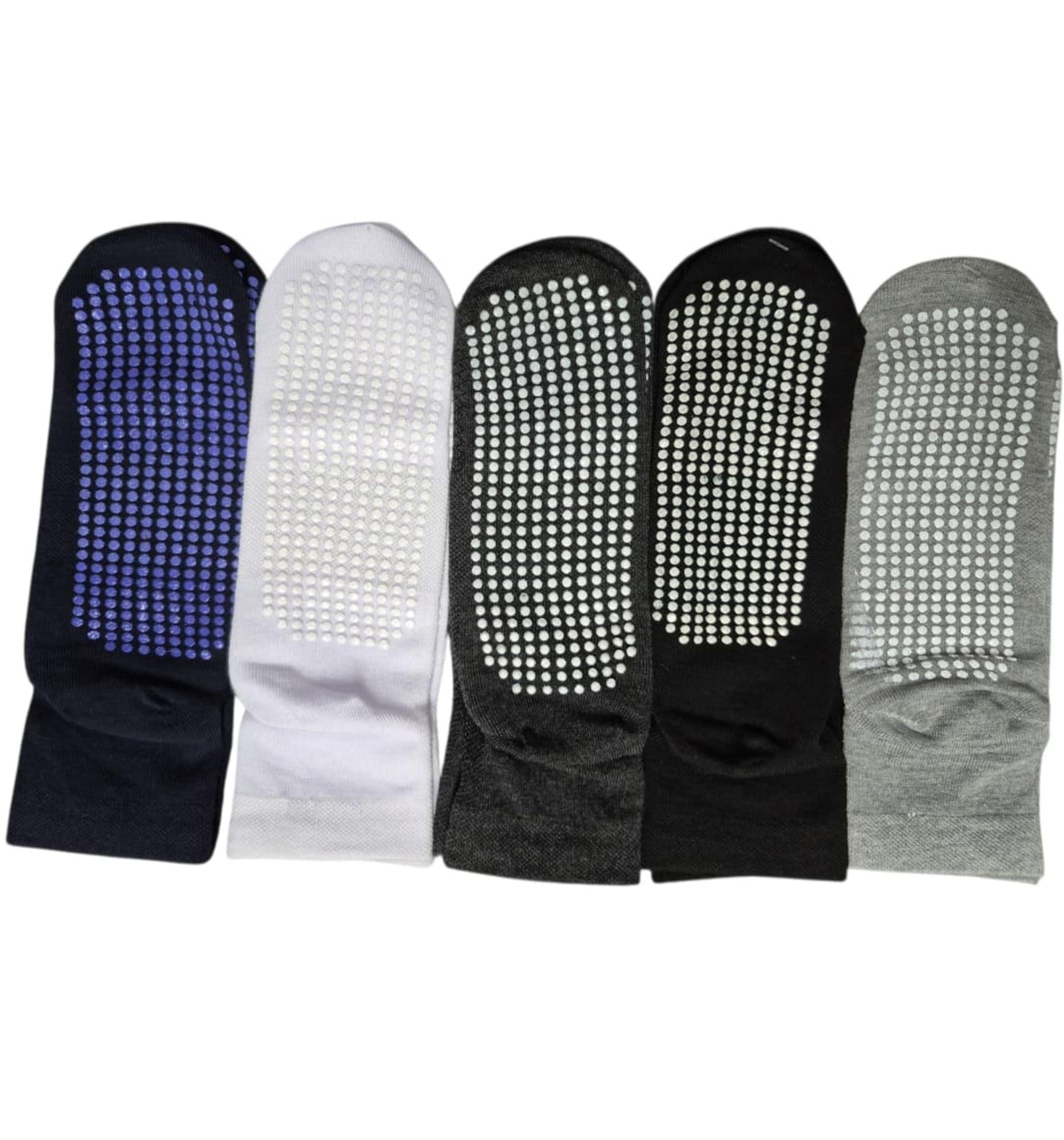 3 Pares Calcetas Antideslizante Hombre - Yoga Danza Fitness-3