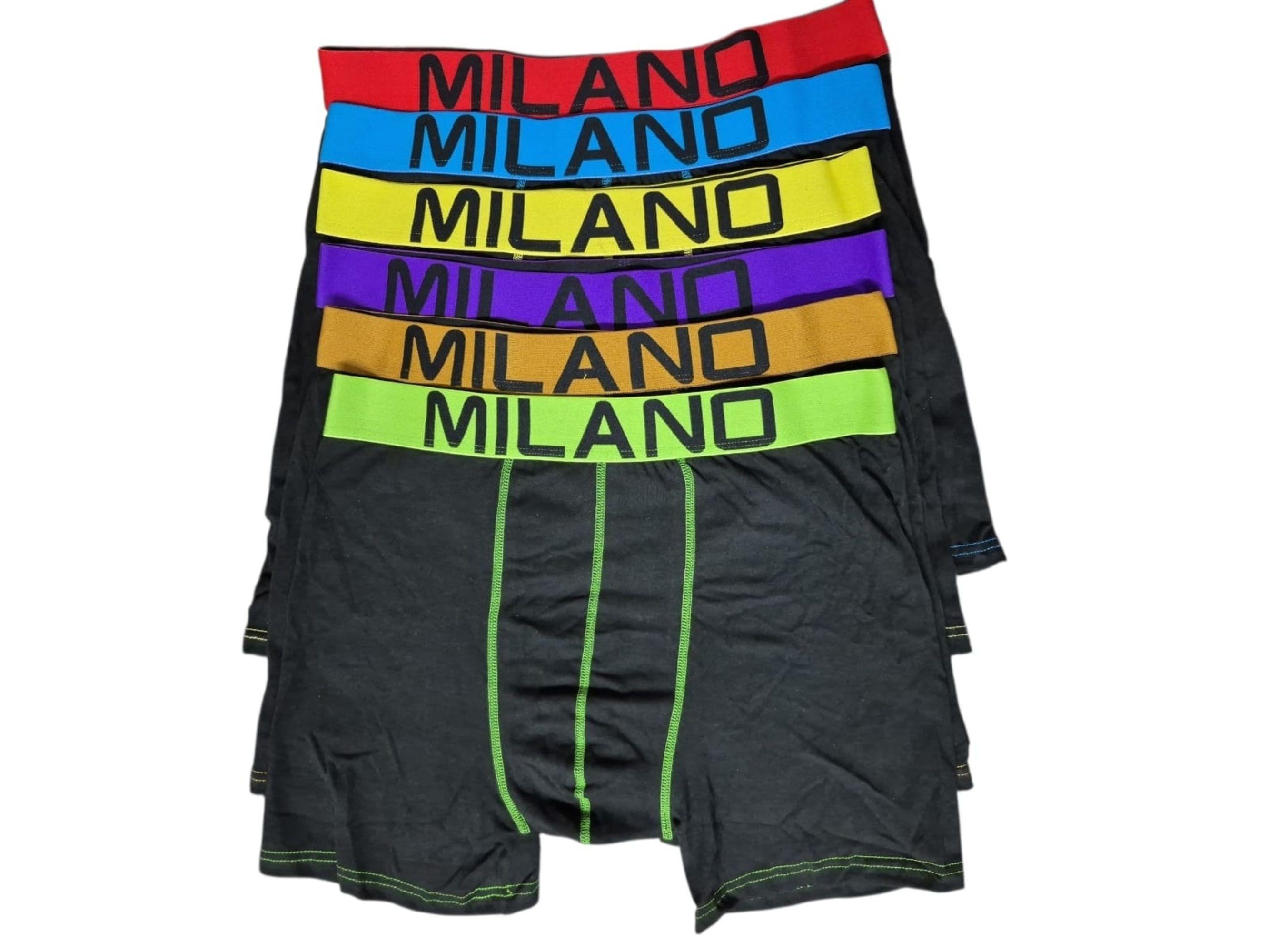 Boxer Para Hombre De Algodon - Pretina De Colores - Docena-2