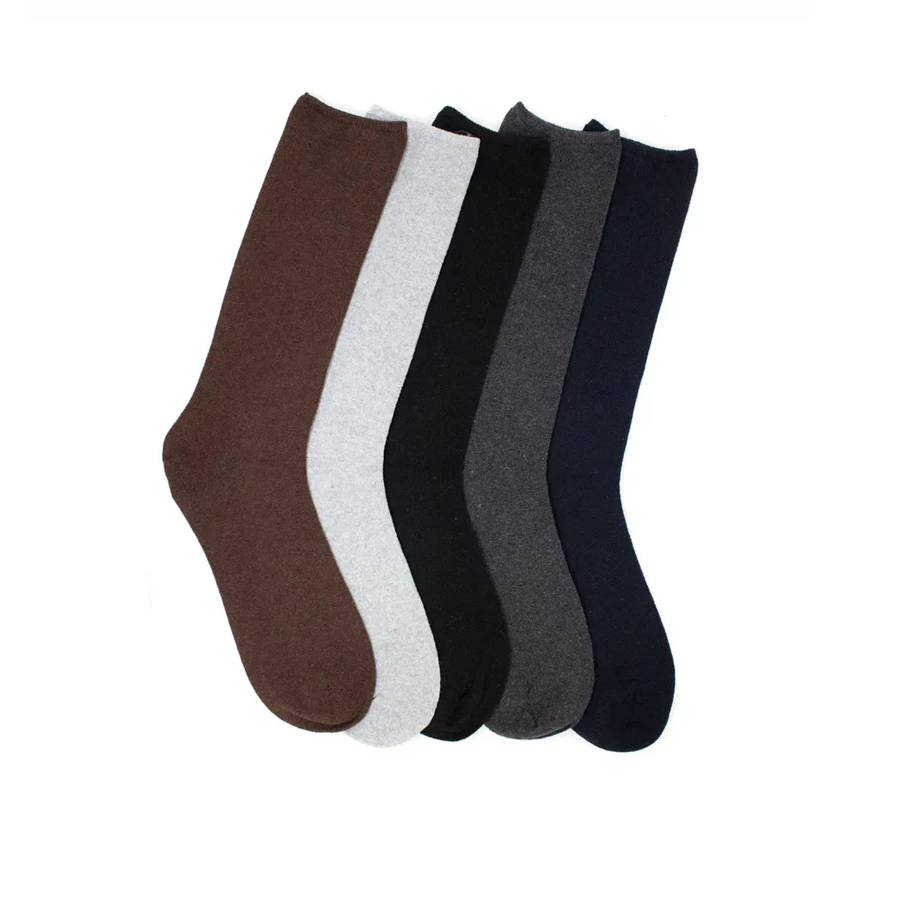 Calcetines De Algodón Para Hombre - Sin Costuras-3