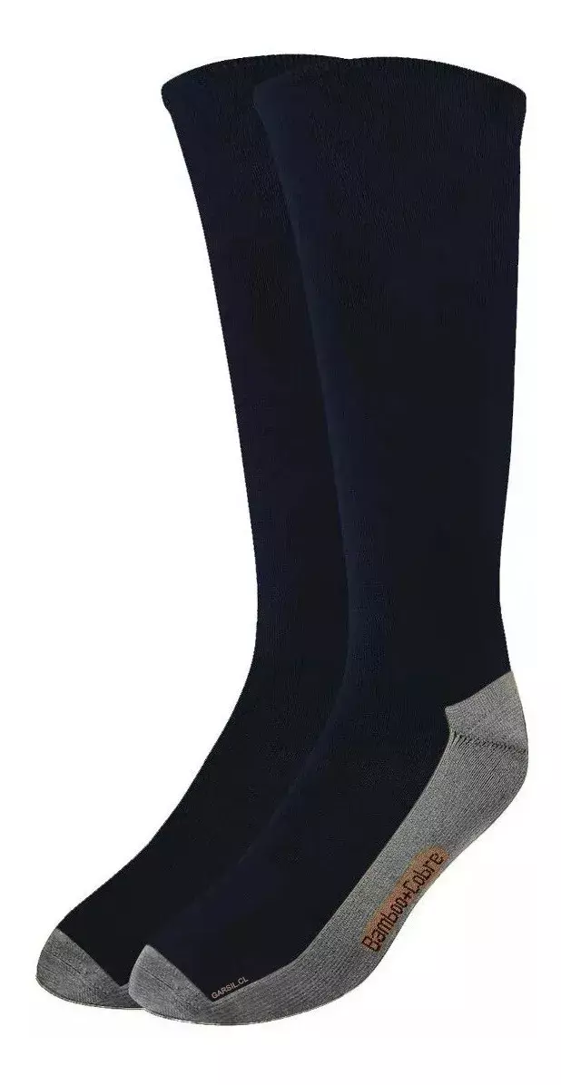 x6 Calcetines Para Hombre Diabético Cobre + Bambu-3