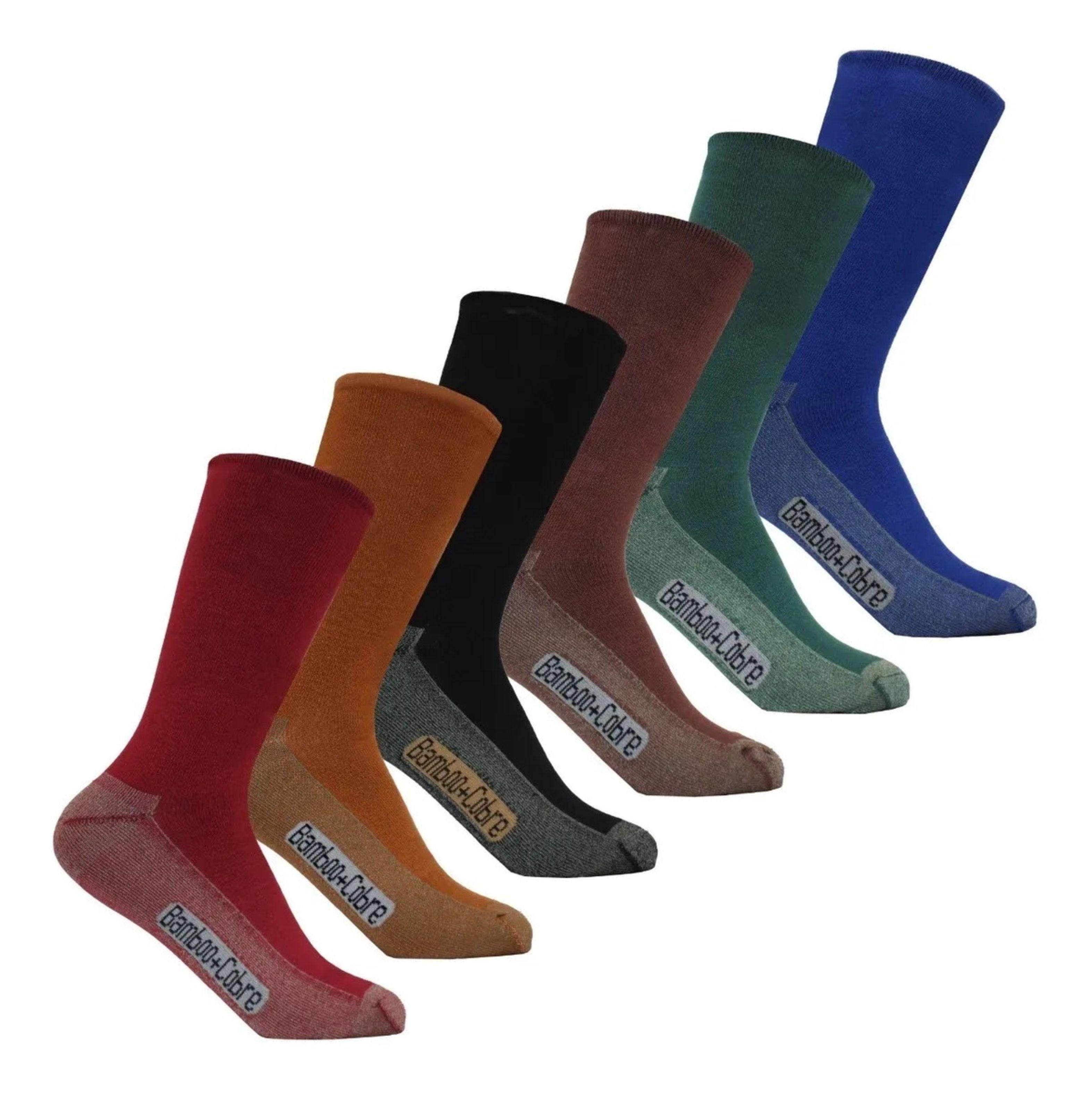 Calcetines Para Mujer Con Fibras De Bambú Y Cobre - Docena-6