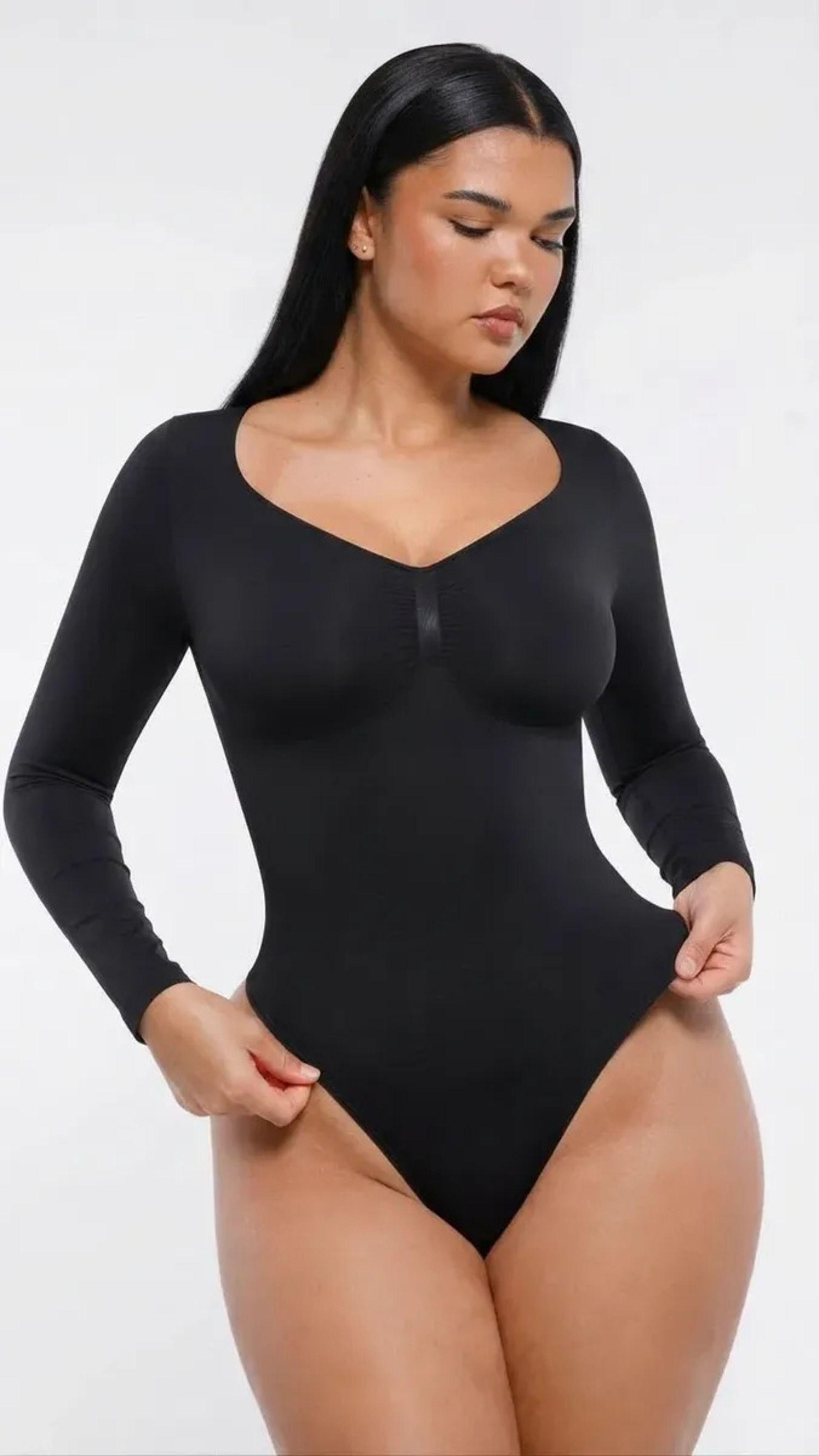 Body Faja De Manga Larga Para Mujer Compresi n Media-5