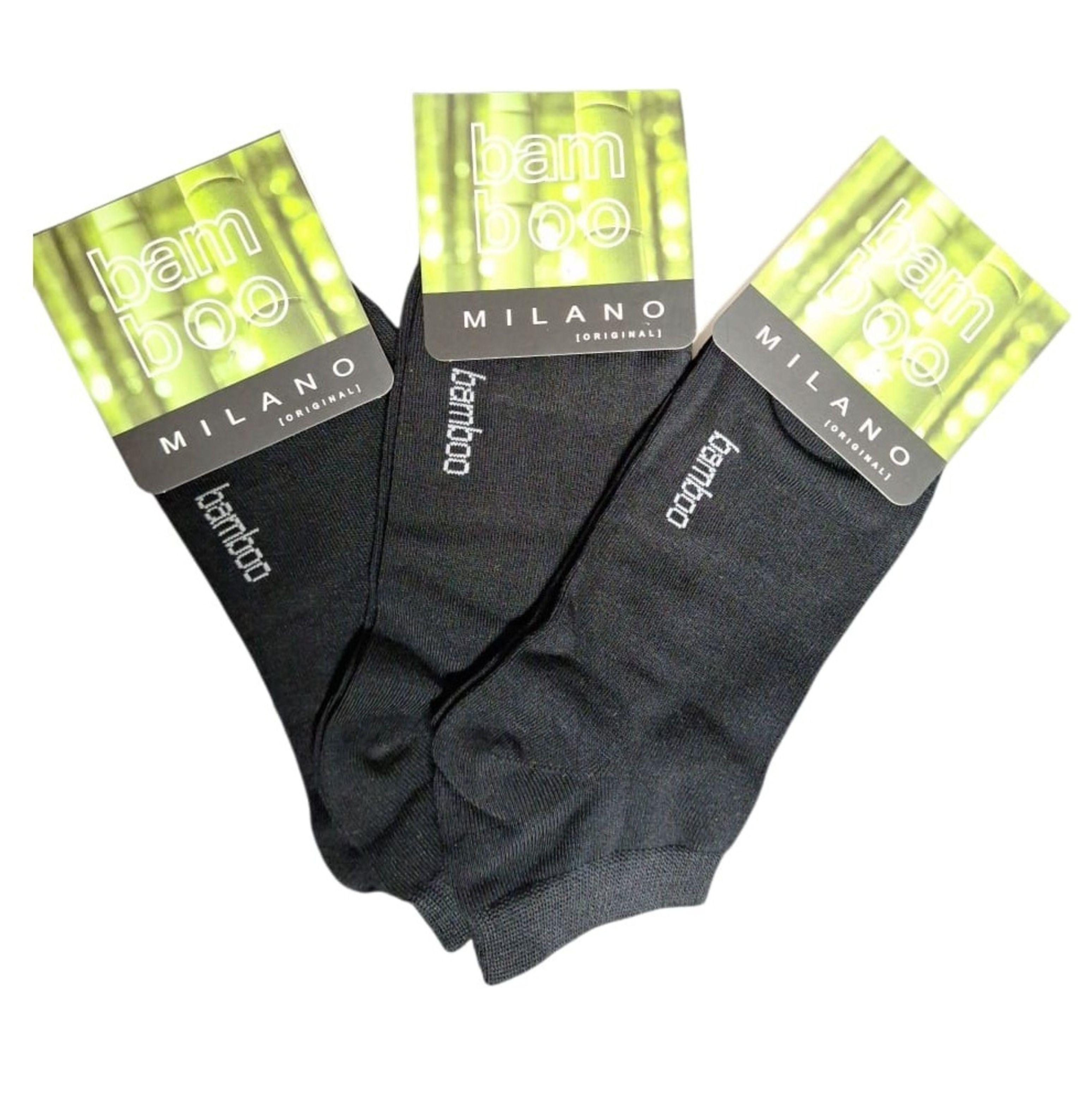 x6 Tobilleras Soquete - Calcetas Cortas - Bambú De Hombre-0