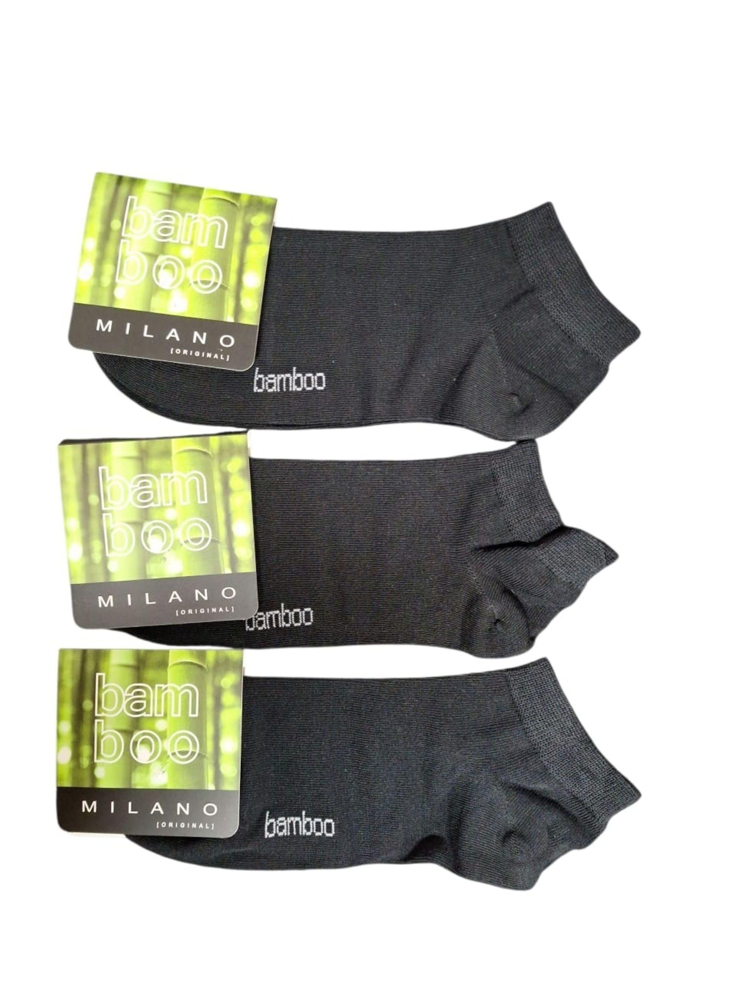 x6 Tobilleras Soquete - Calcetas Cortas - Bambú De Hombre-1