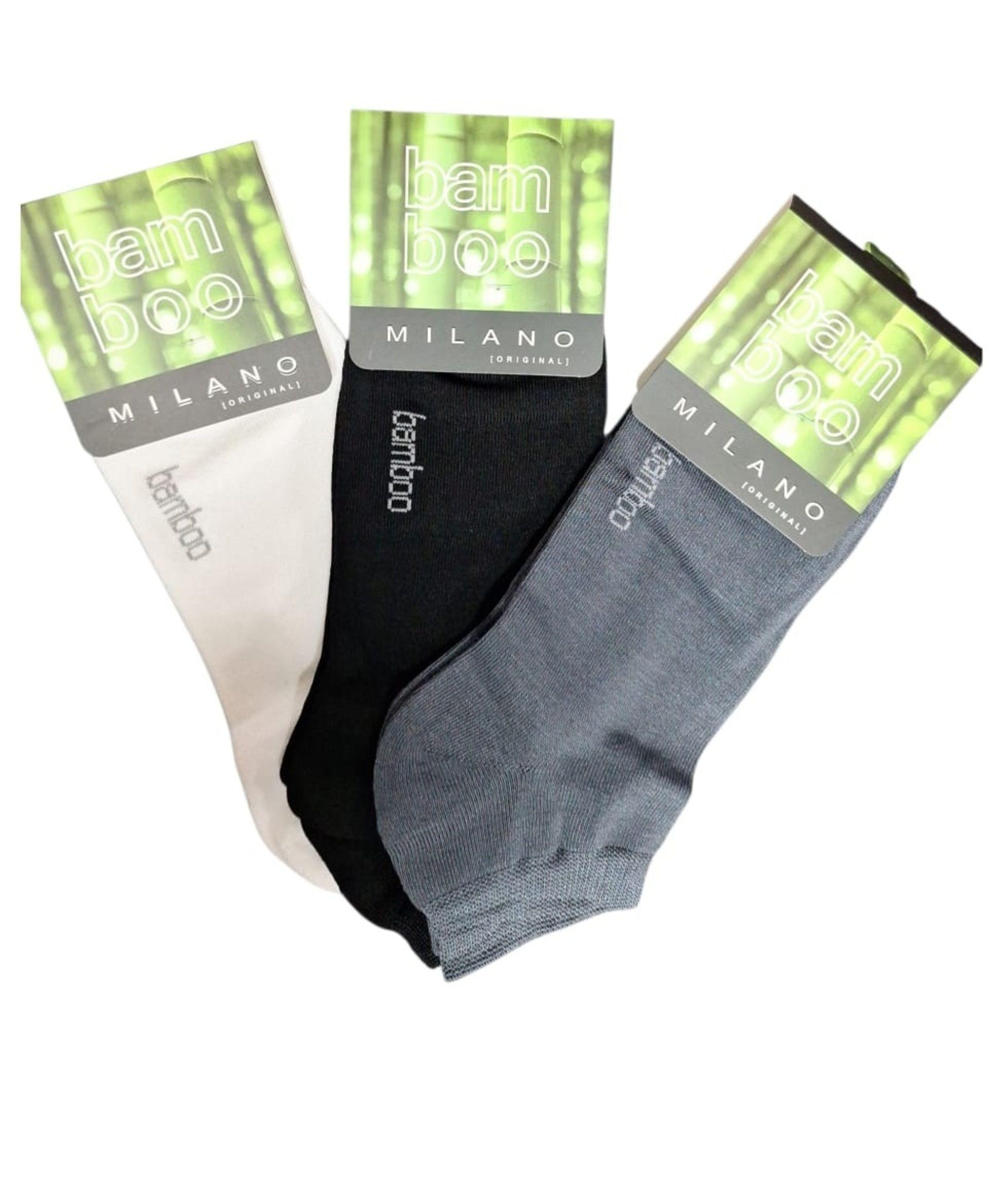 x6 Tobilleras Soquete - Calcetas Cortas - Bambú De Hombre-0