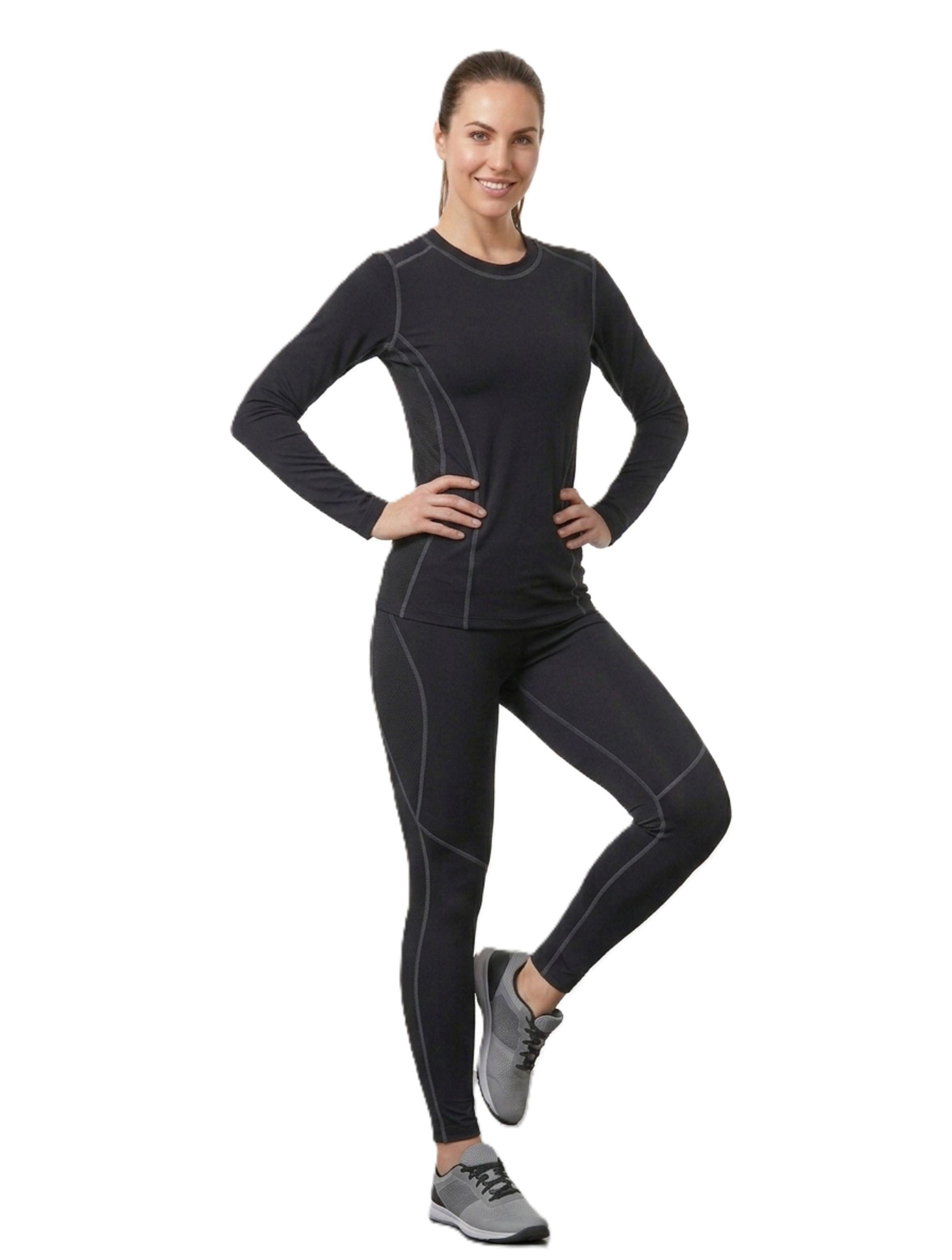 CONJUNTO PRIMERA CAPA PARA MUJER POLERA y CALZA DE ALGODON-0