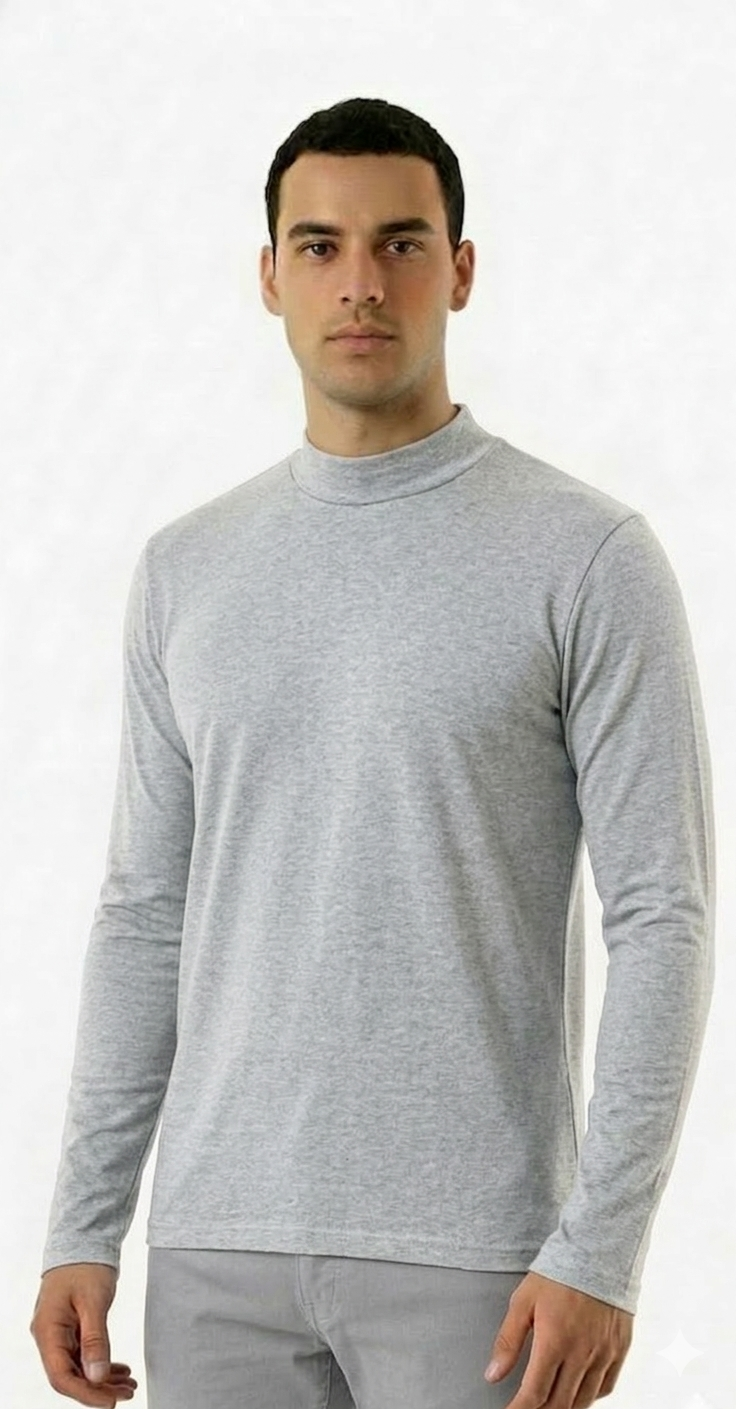 x3 Beatle - Primera Capa Para Hombre Cuello Alto De Algodón-2