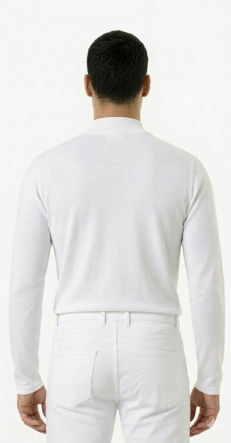 x3 Beatle - Primera Capa Para Hombre Cuello Alto De Algodón-6