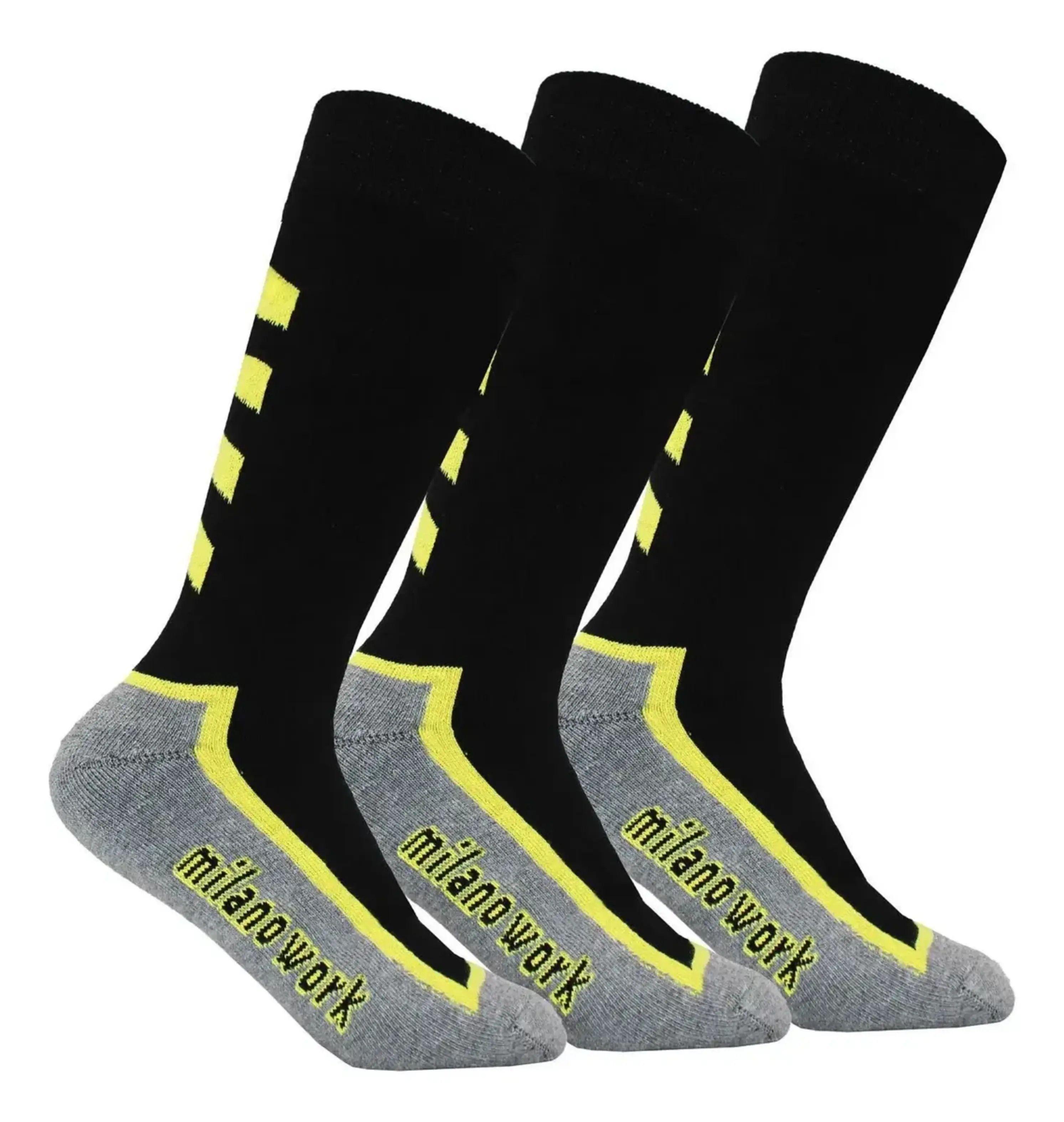 Calcetines Resistente De Trabajo Gruesos Para Hombre - x6-0