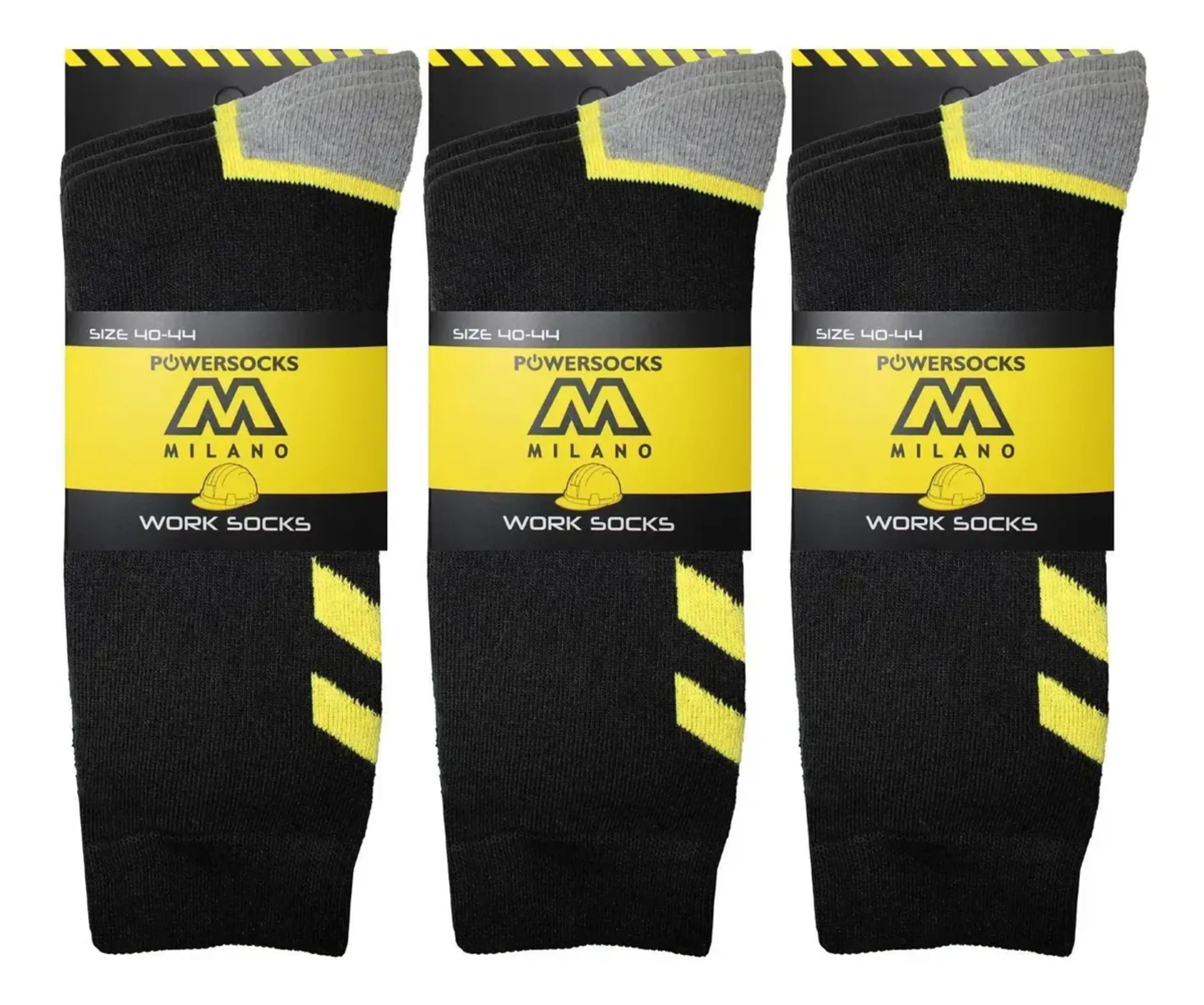 Calcetines Resistente De Trabajo Gruesos Para Hombre - x6-3
