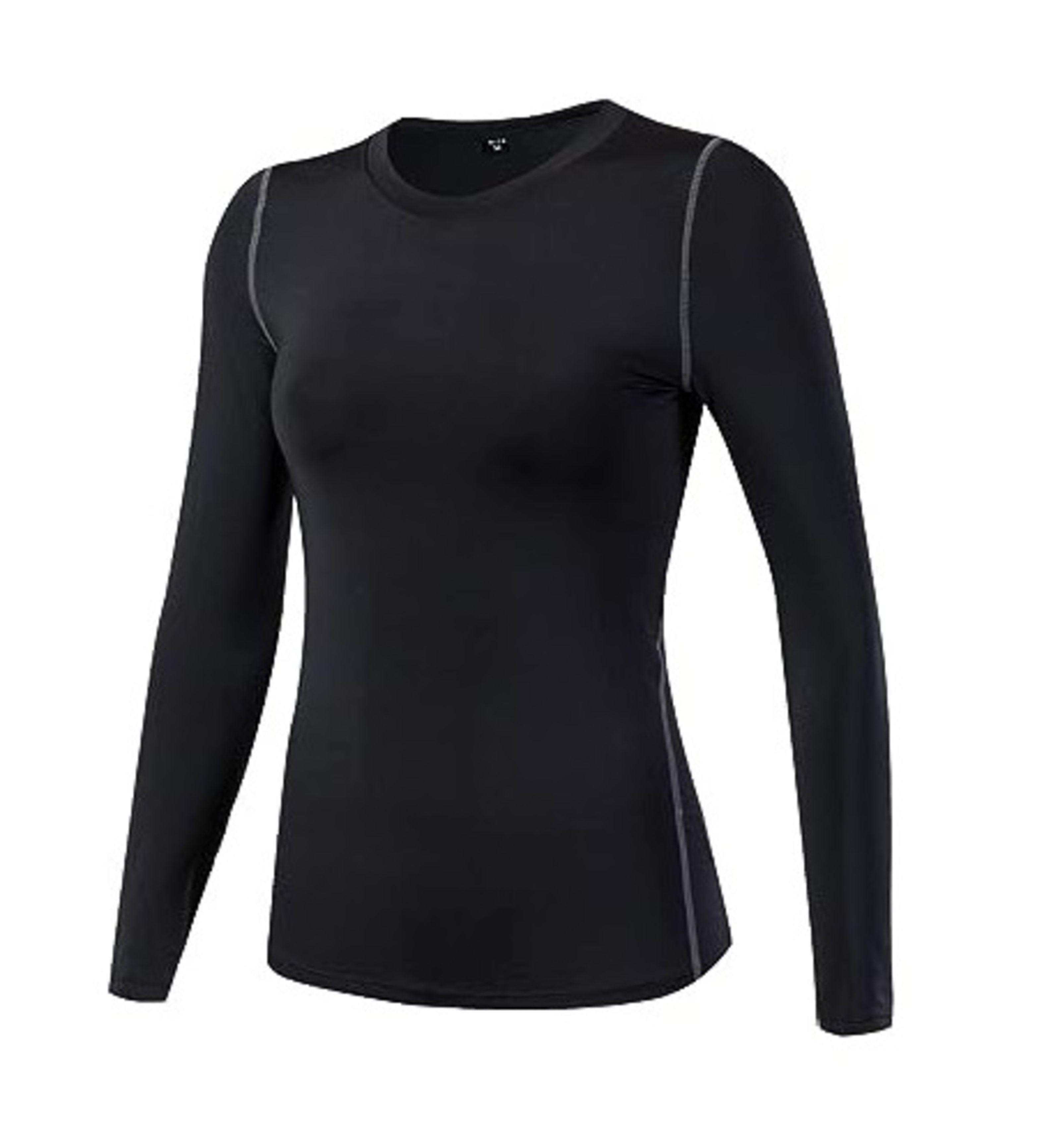 Polera Primera Capa Para Mujer - Camiseta De Fibra Natural Algodón-0