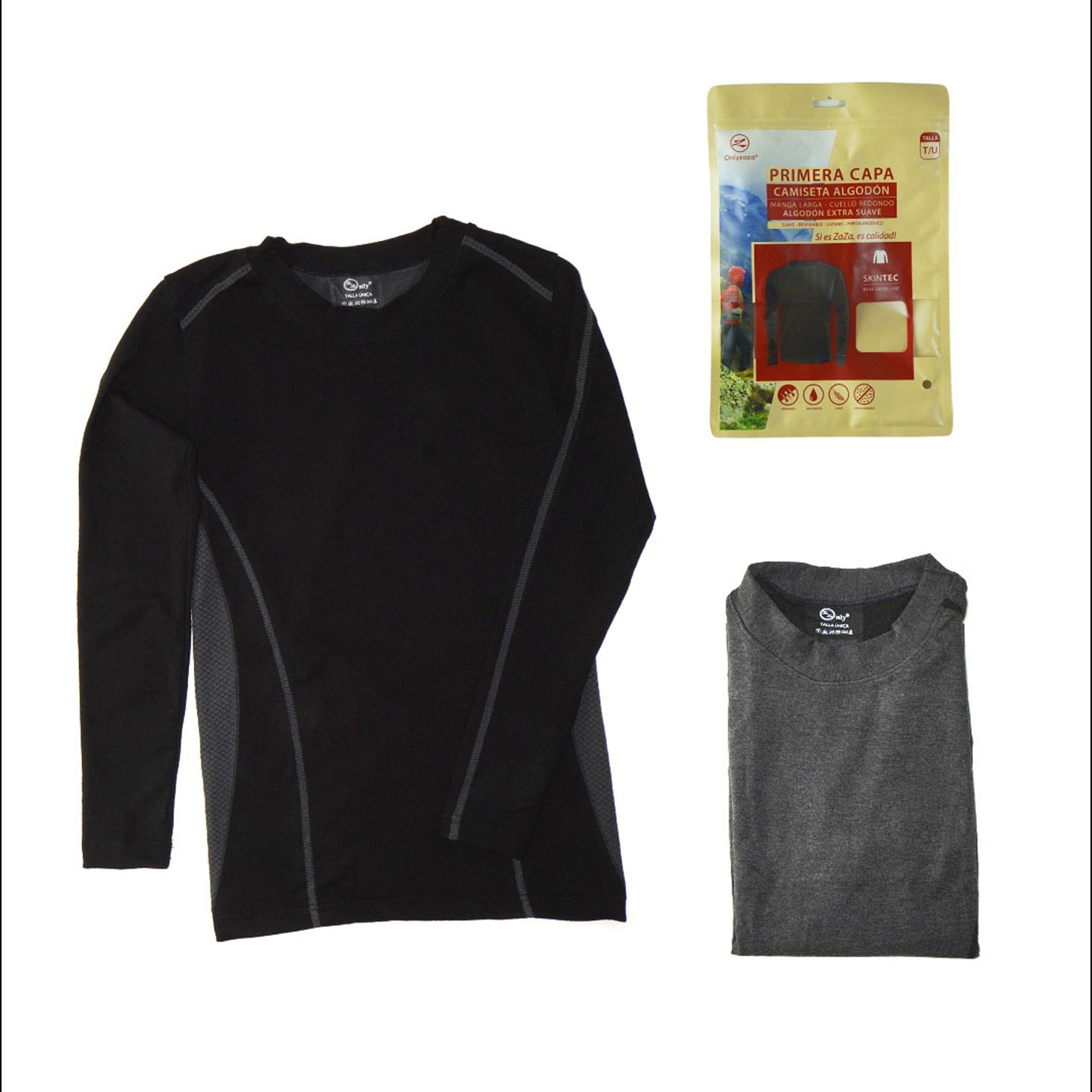 Polera Primera Capa Para Mujer - Camiseta De Fibra Natural Algodón-2