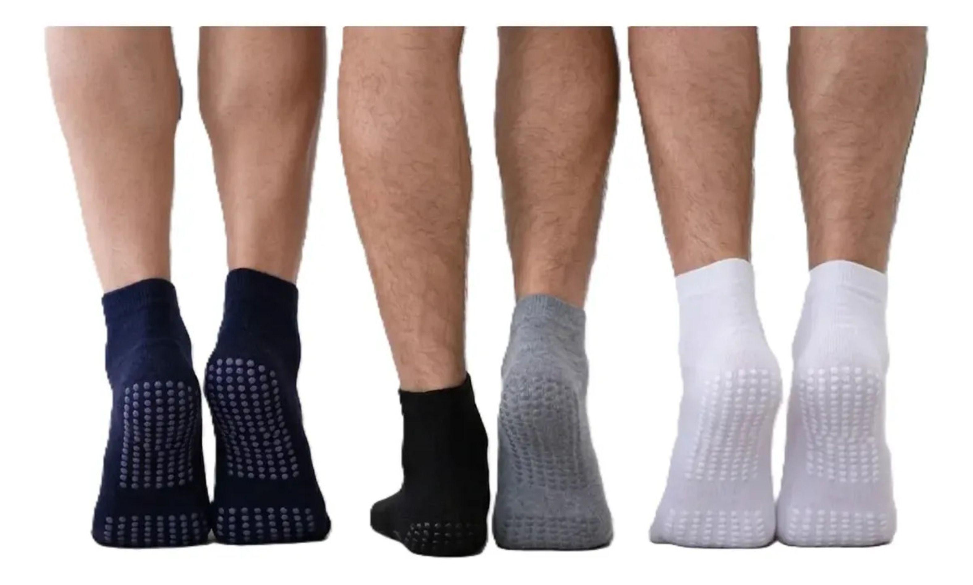 X3 Calcetas De Hombre Tobilleras Antideslizante Deportivas-4