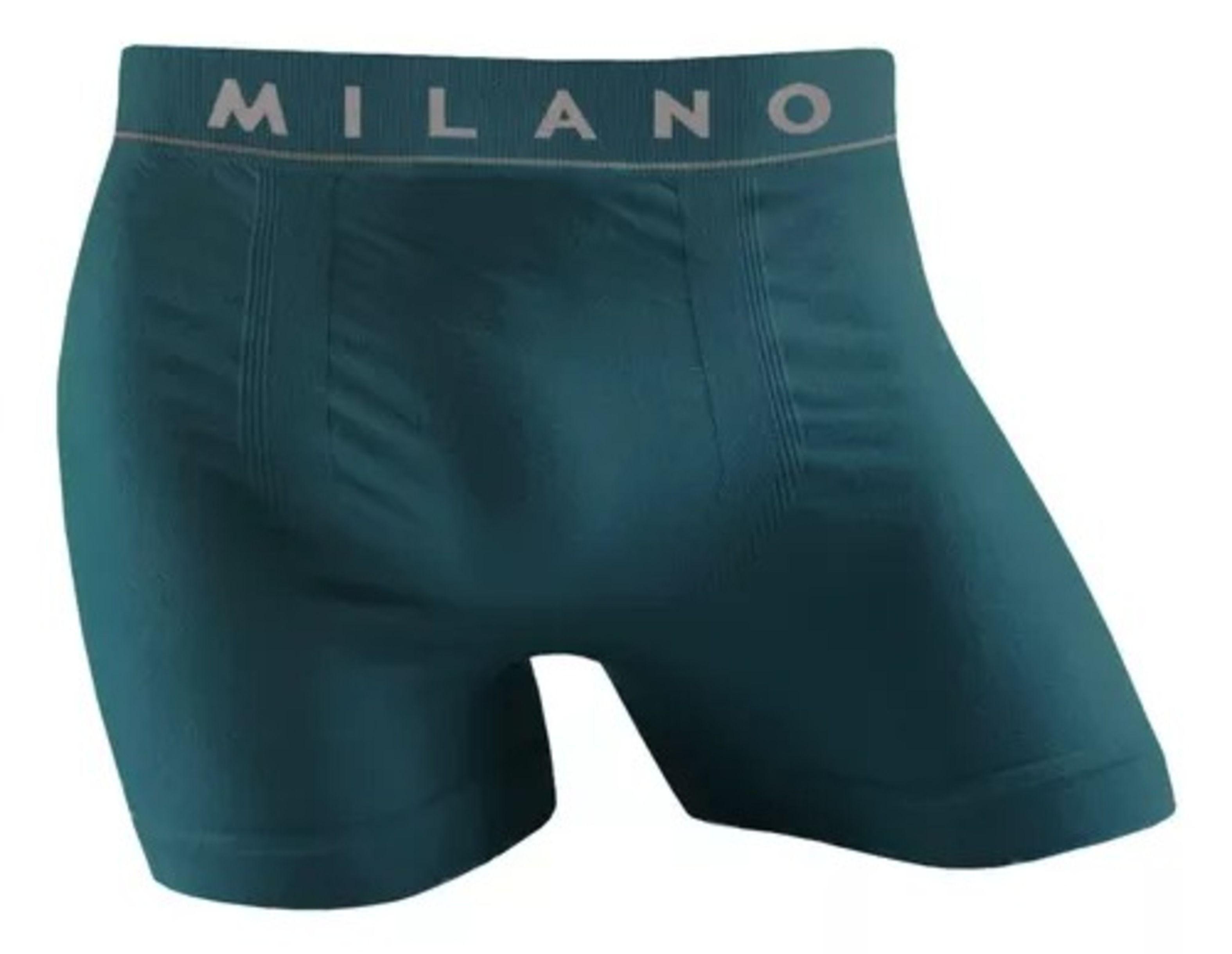 Bóxer Short Para Hombre De Algodón Sin Costuras - Docena-4