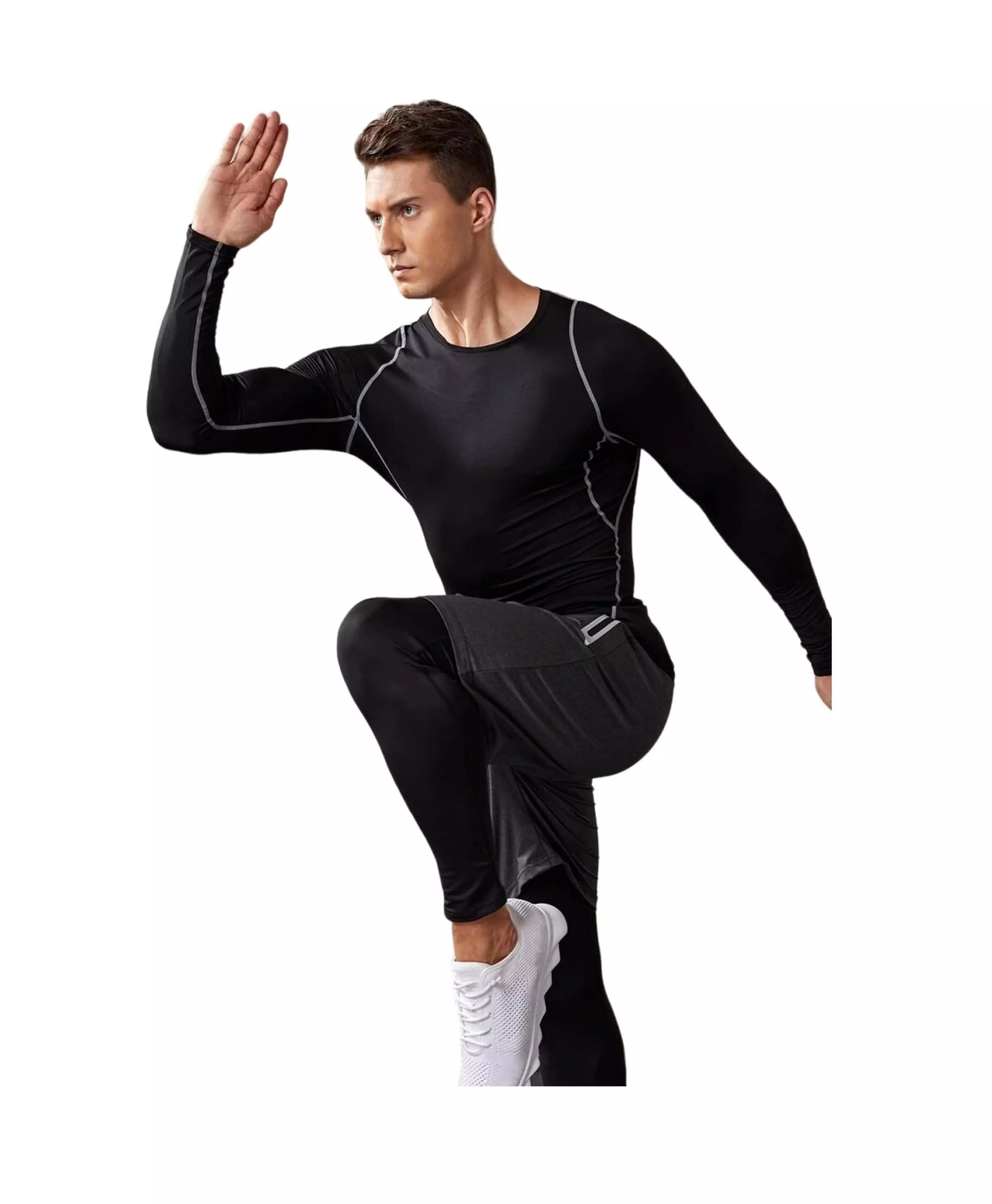 Polera Primera Capa - Fibra Natura De Bambu Hombre-1