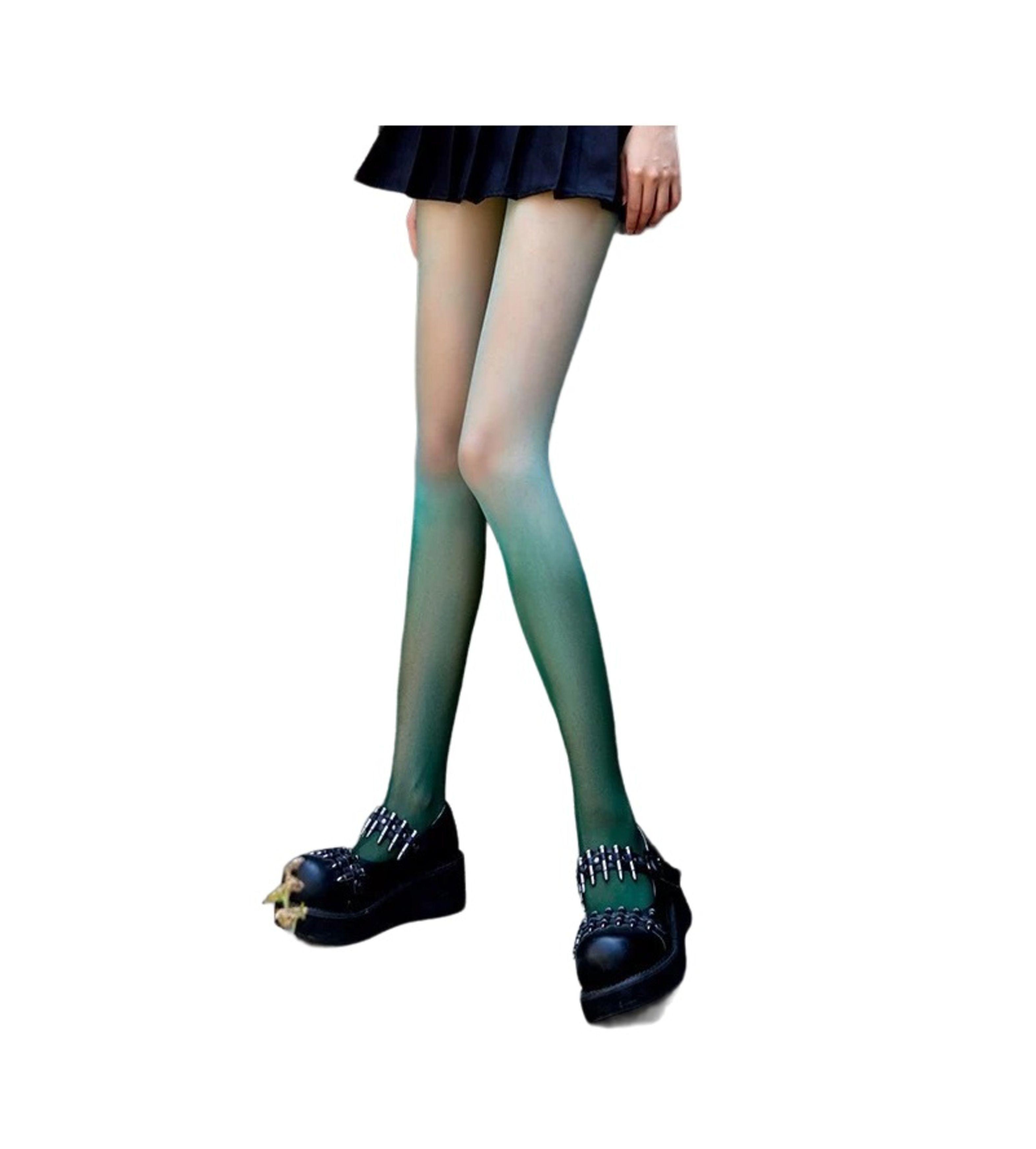 Pantys Para Mujer Con Degradado en Colores - Semi Transparentes-0