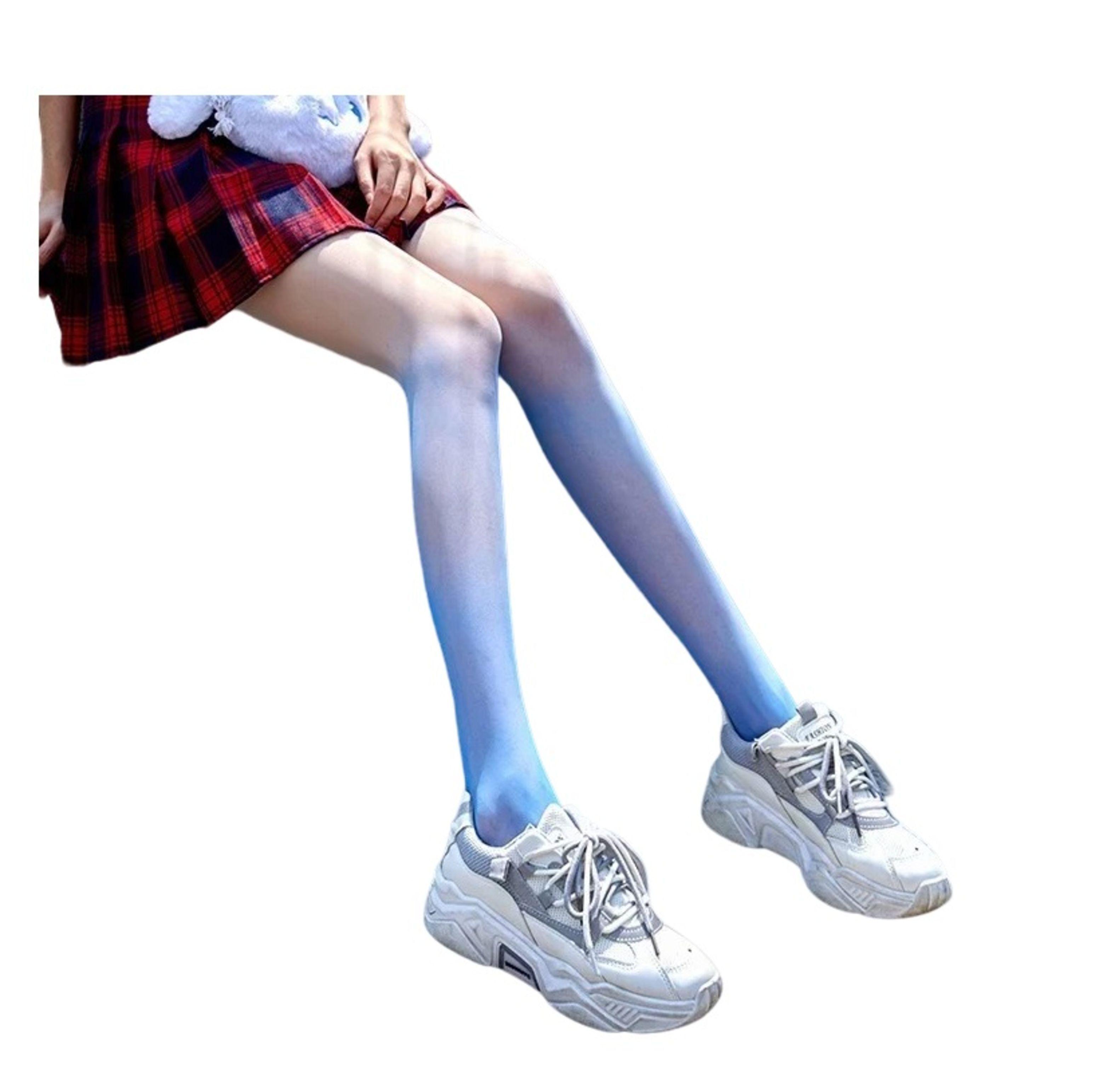 Pantys Para Mujer Con Degradado en Colores - Semi Transparentes-0