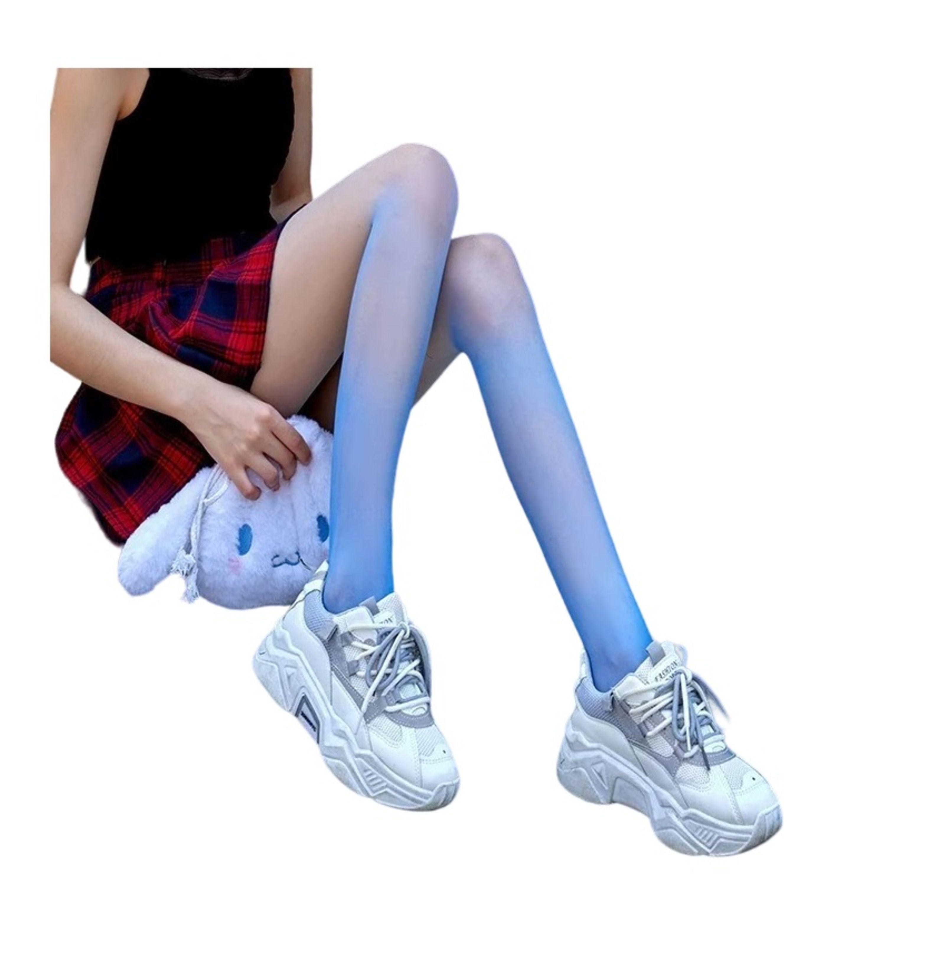 Pantys Para Mujer Con Degradado en Colores - Semi Transparentes-1