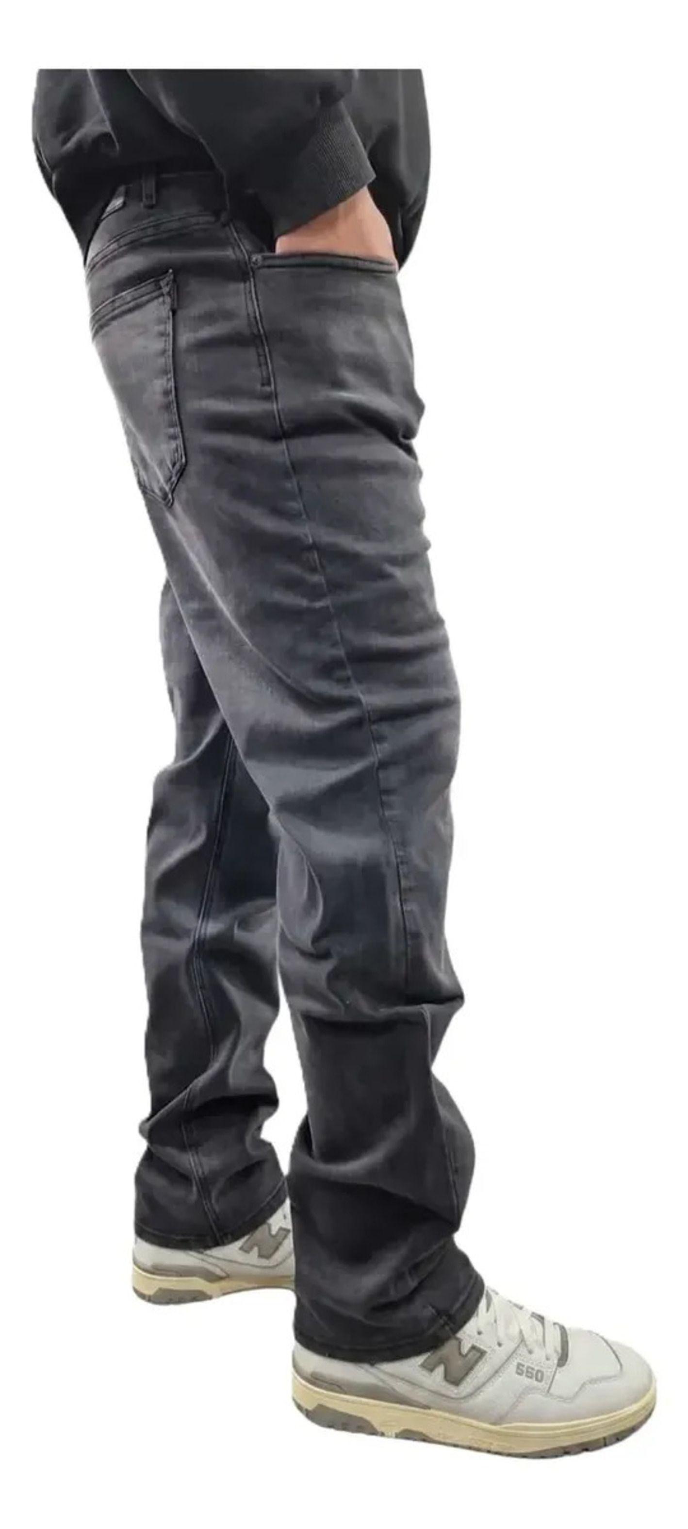 Jeans Recto Elasticado De Algodón - Pantalón Para Hombre-1