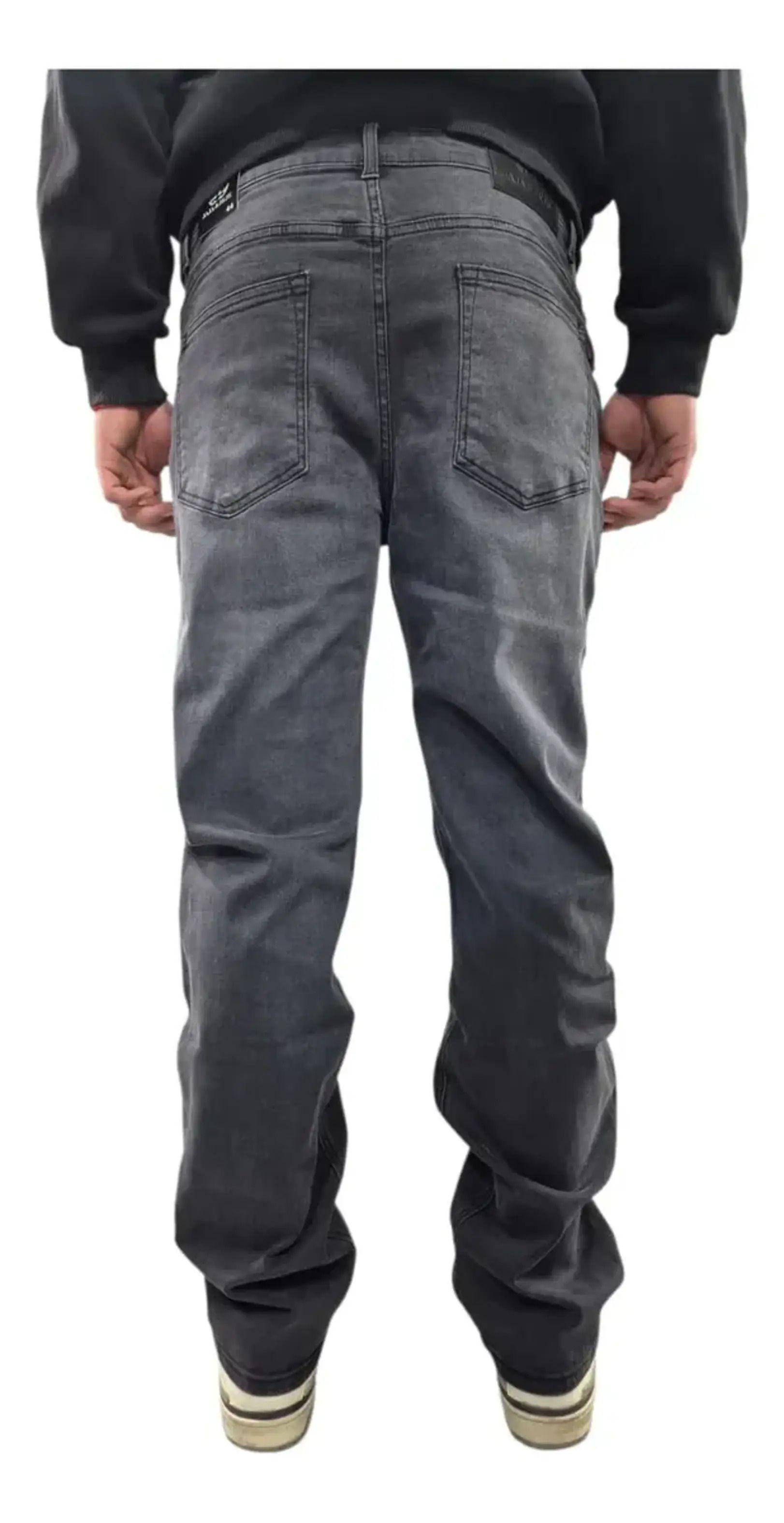 Jeans Recto Elasticado De Algodón - Pantalón Para Hombre-5