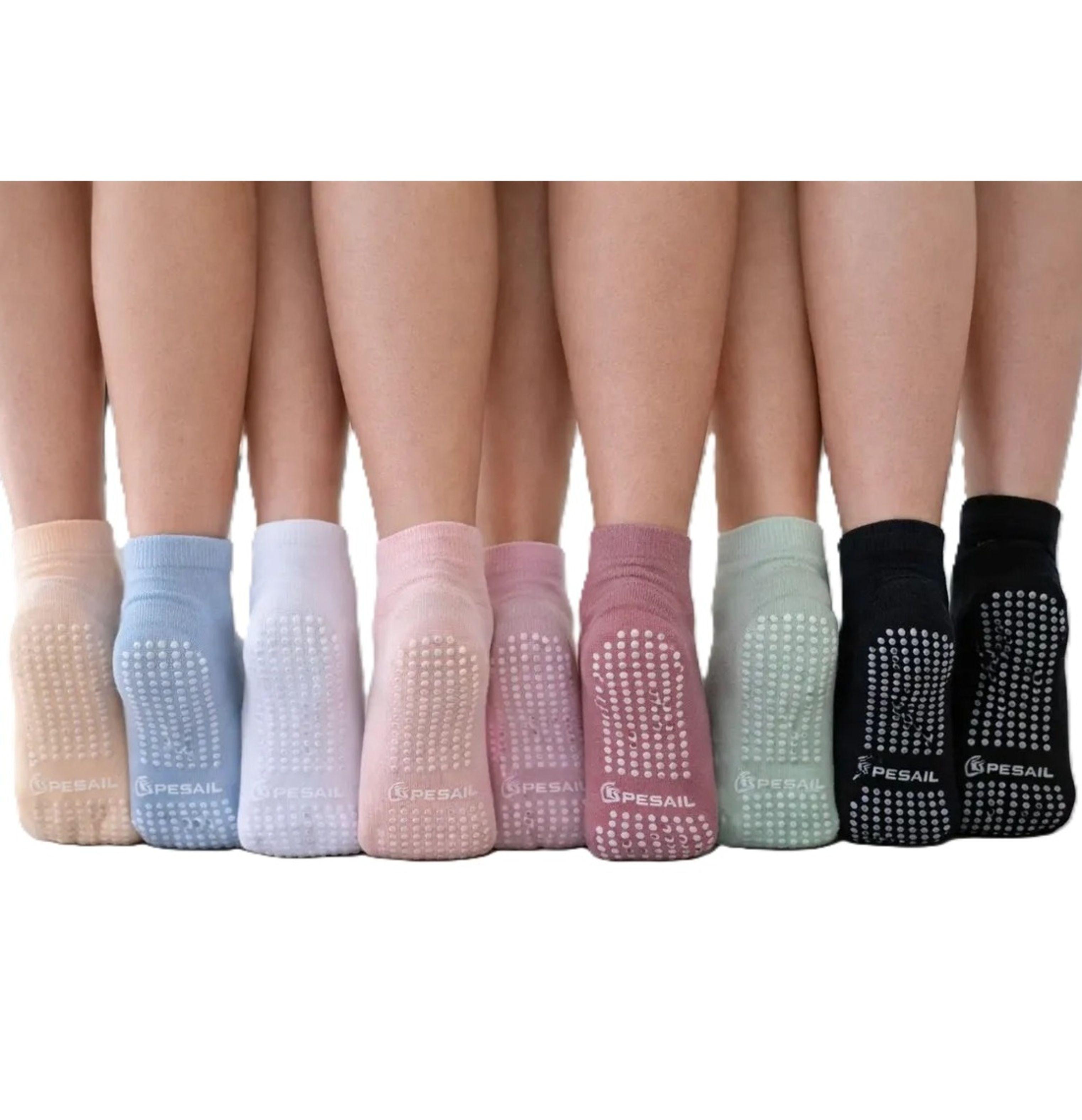 3 Pares Calcetas Antideslizante Mujer - Yoga Danza Fitness-3