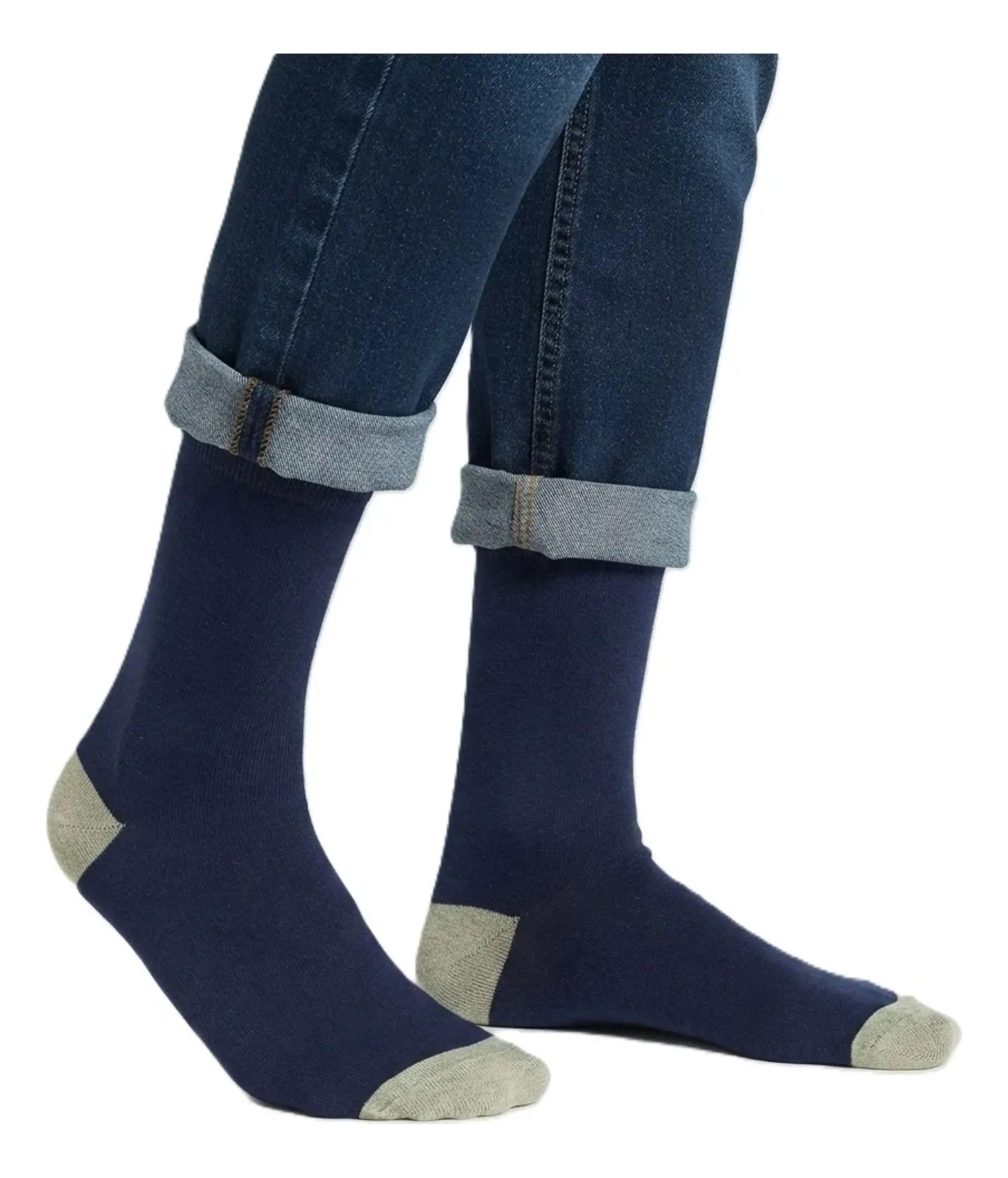 Calcetines De Vestir Sin Costuras Fibra De Cobre Y Bamb-2