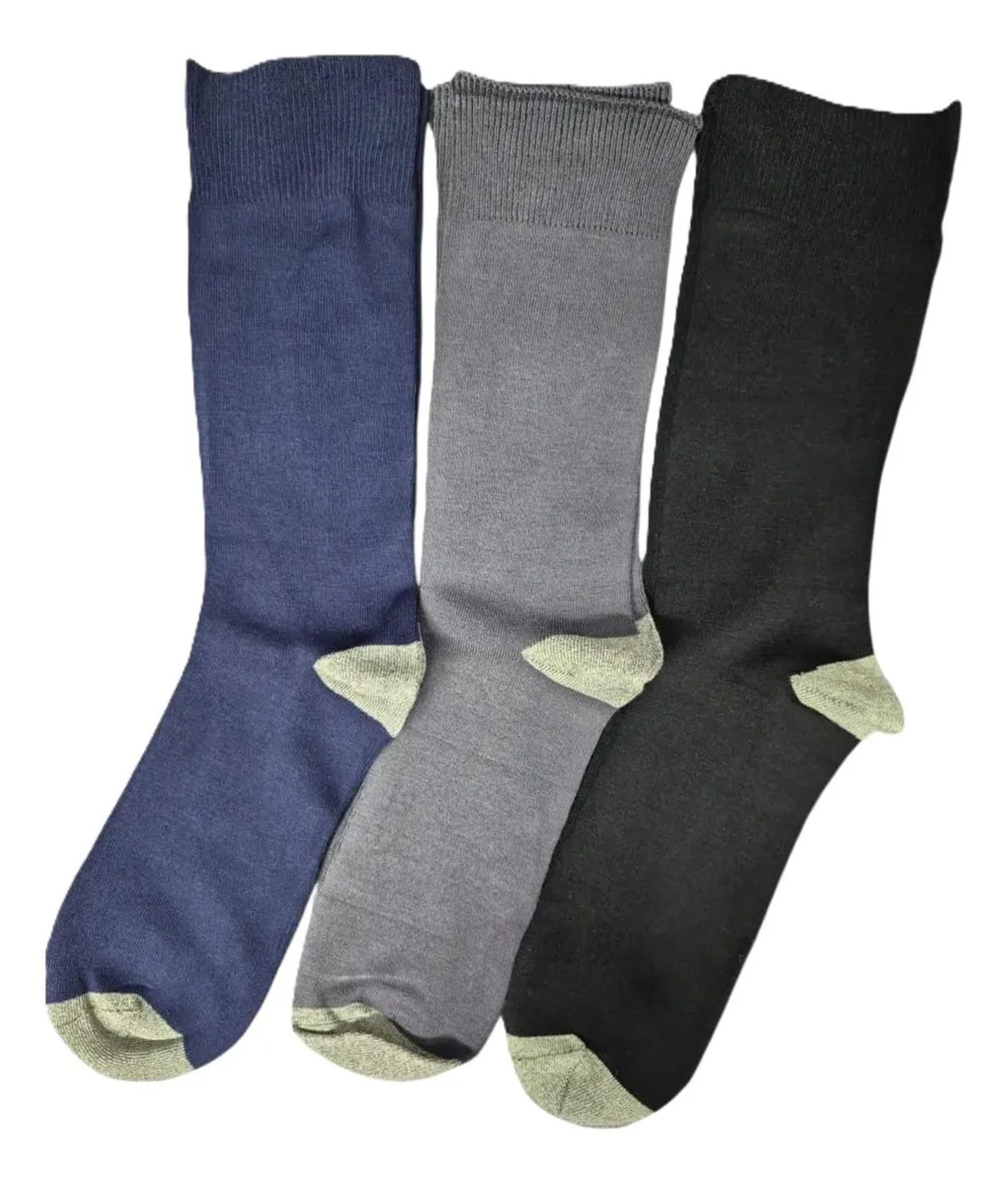 Calcetines De Vestir Sin Costuras Fibra De Cobre Y Bamb-3