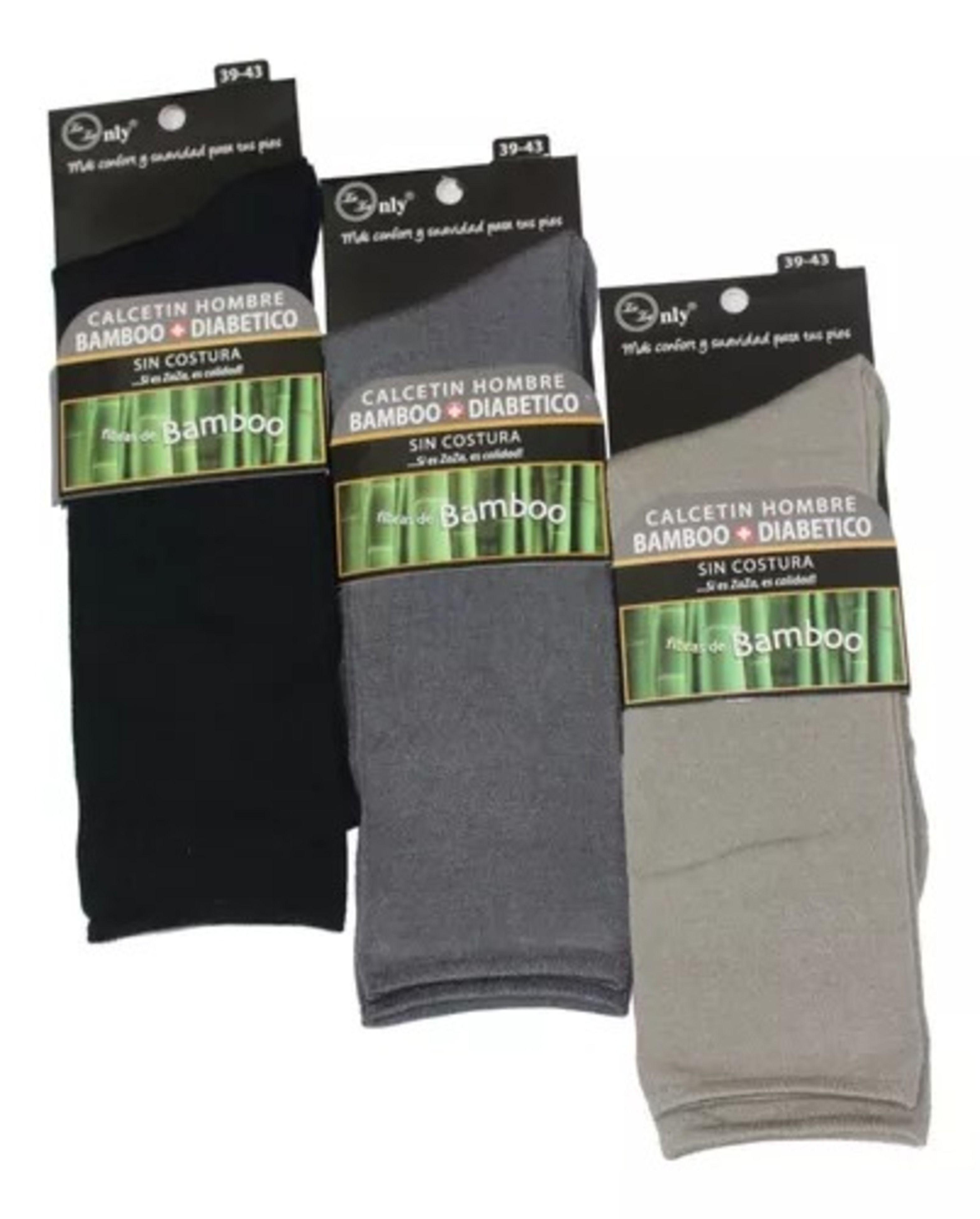 Calcetines Ejecutivos Para Hombre Con Fibras De Bamboo - Sin Costura - Sixpack-3