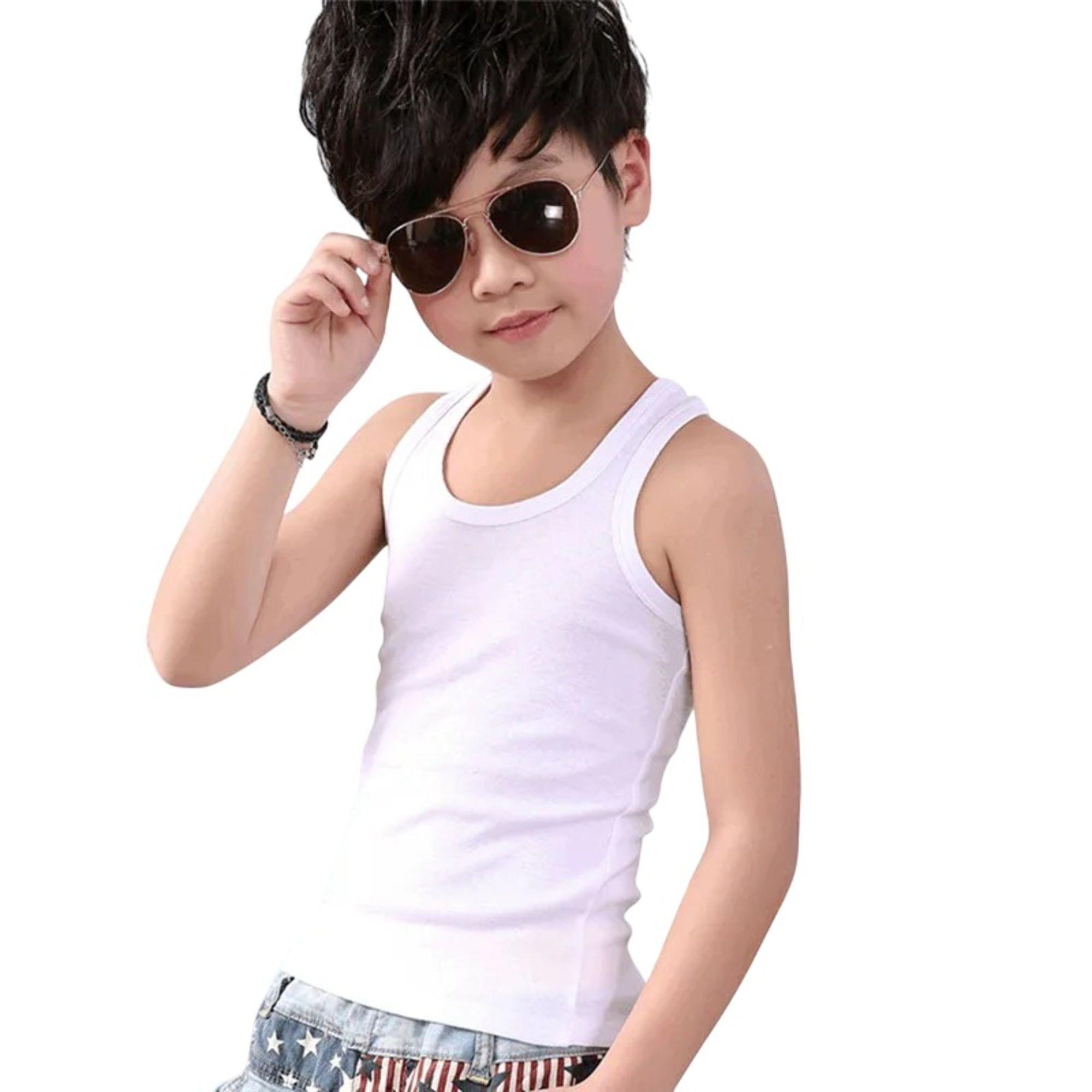 Pack 3 Polera 100% De Algodón Sin Mangas Musculosa Camiseta-1