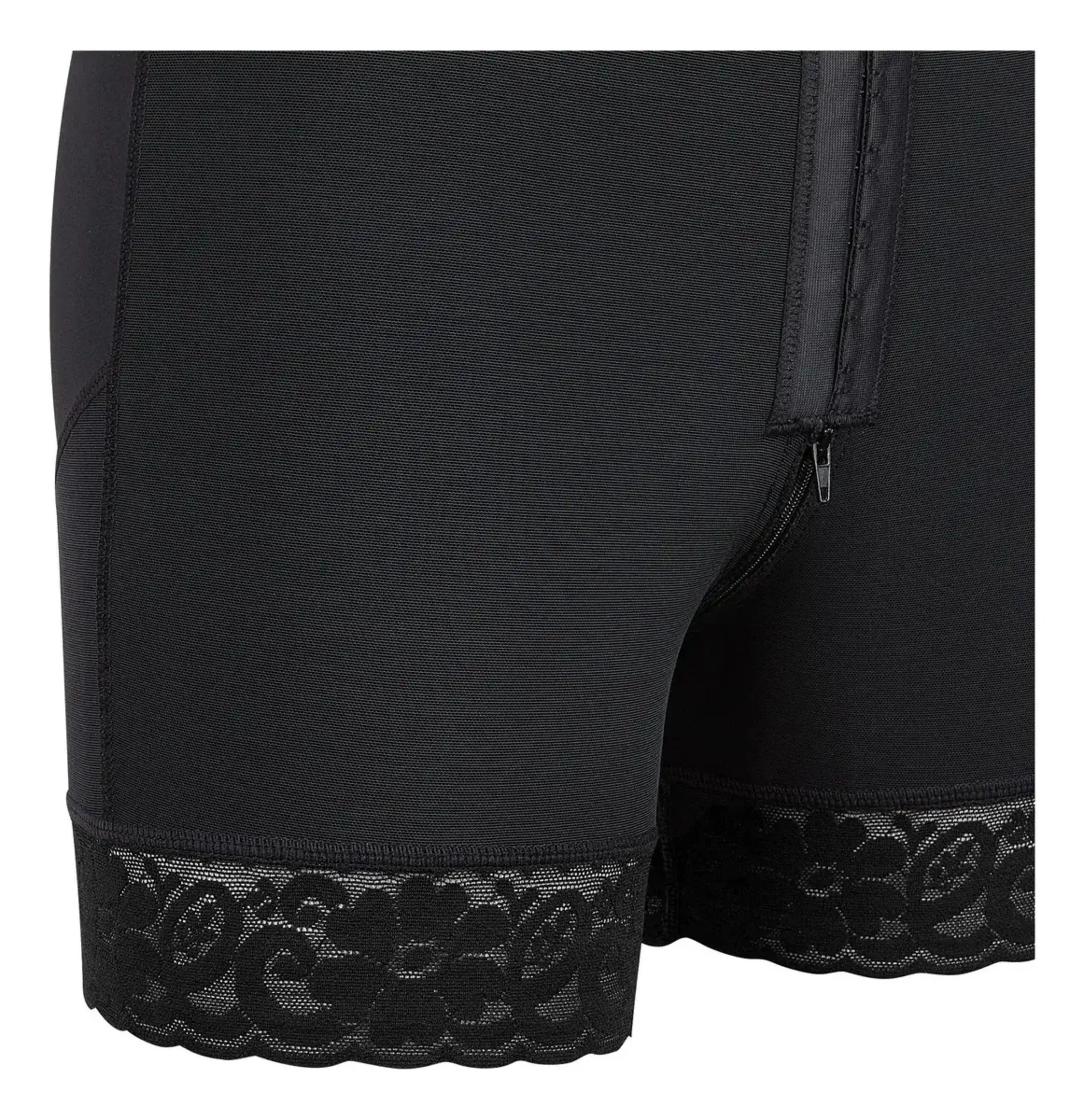 Faja Con Encaje Control Abdomen Y Short Reductor Mujer-6