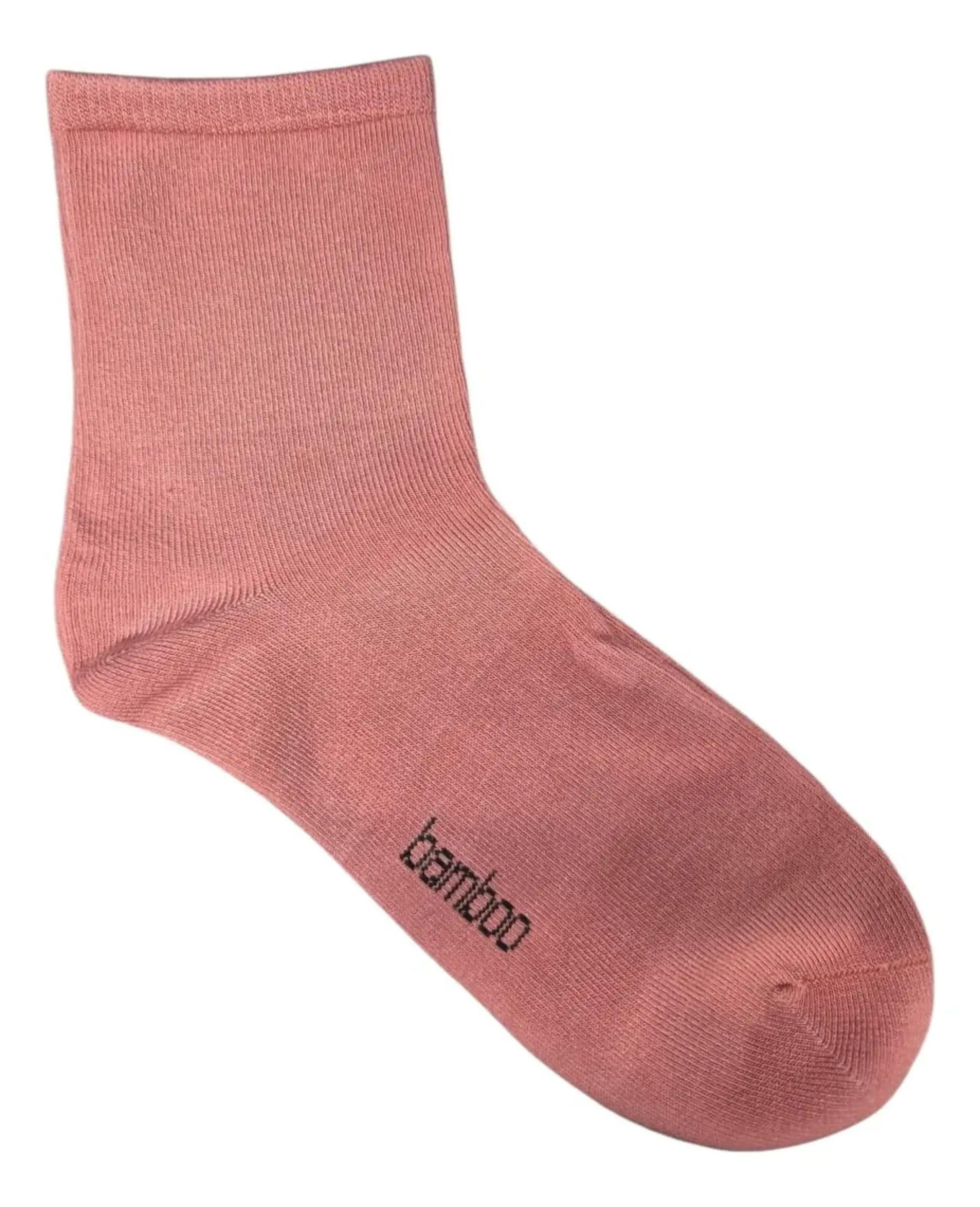x6 Calcetines Con Fibra de Bambú Corto Tipo Americano Mujer-6